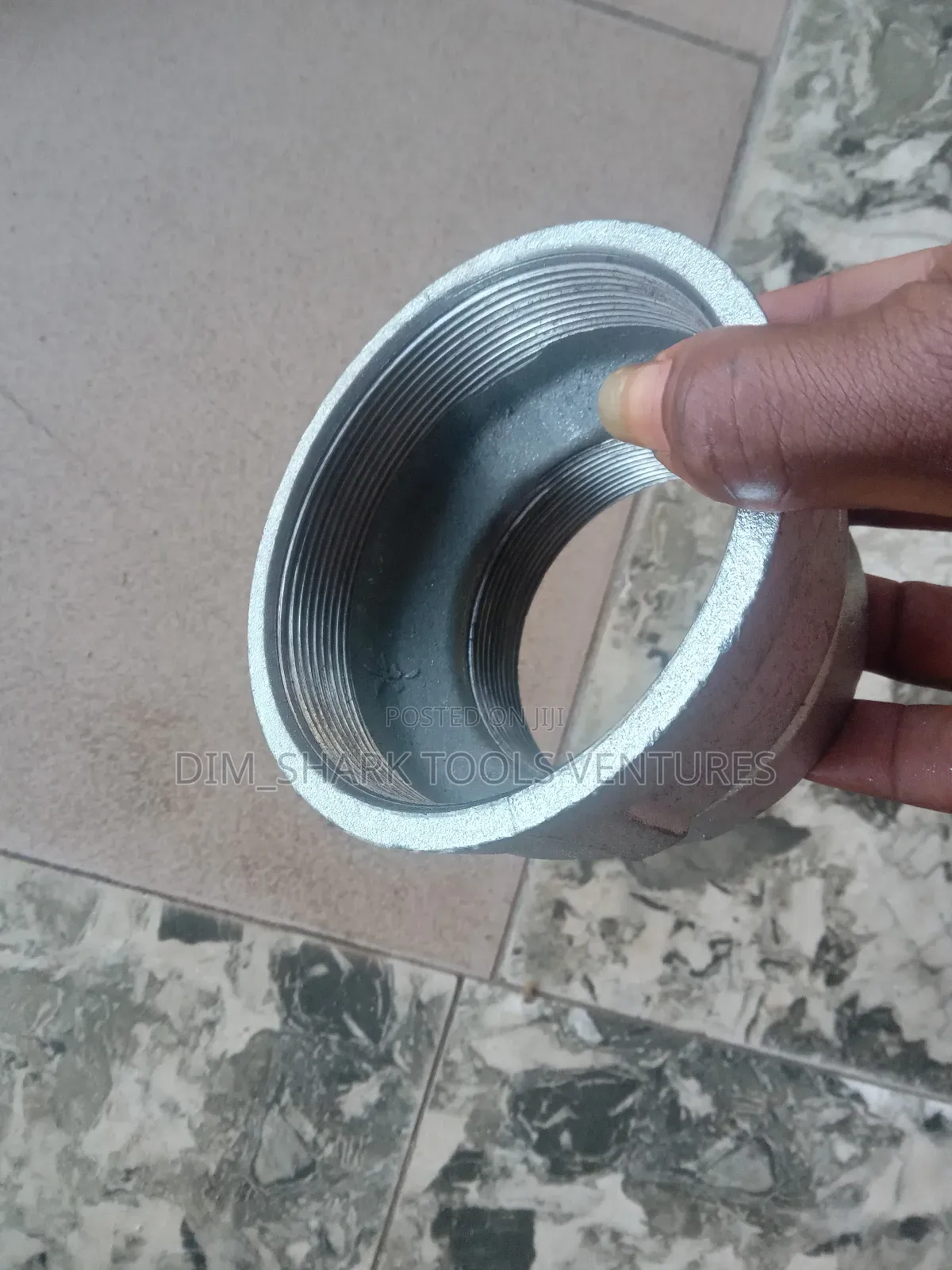 Galvanized Reducer 4"X3"Inch Female Coupling