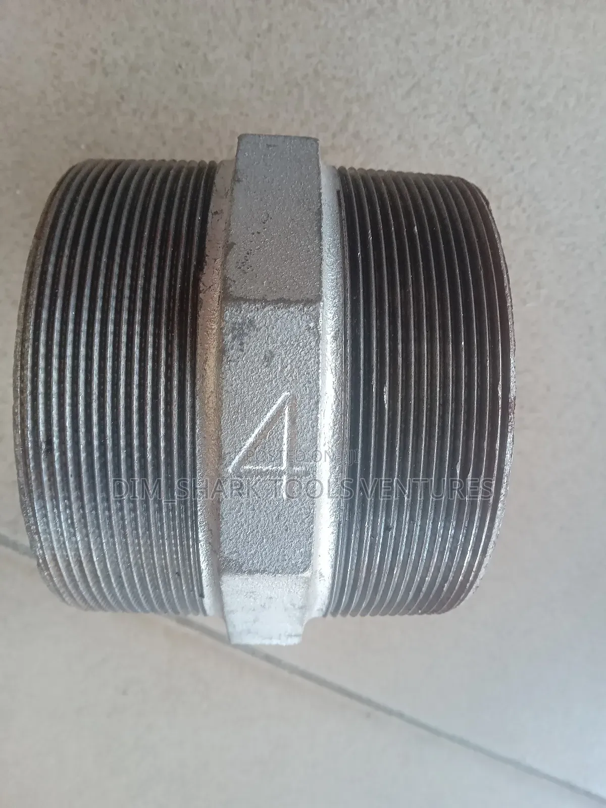 4"Inches Galvanise Adapter (Nipple)