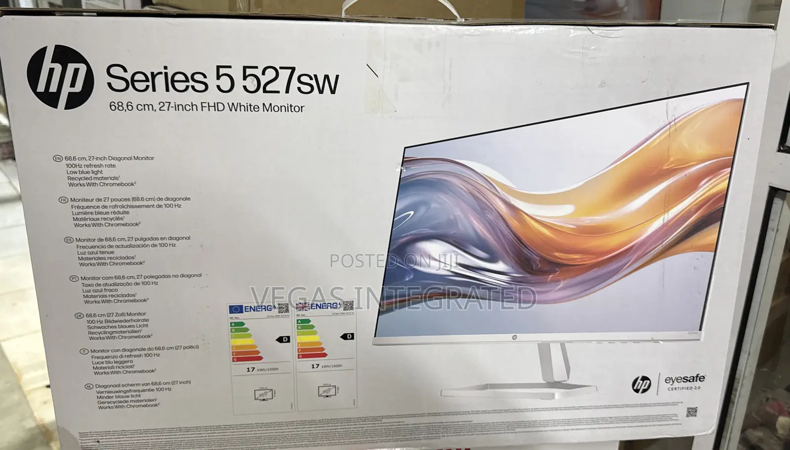 Hp Series 5 (527sw) 27" Full Hd White Monitor