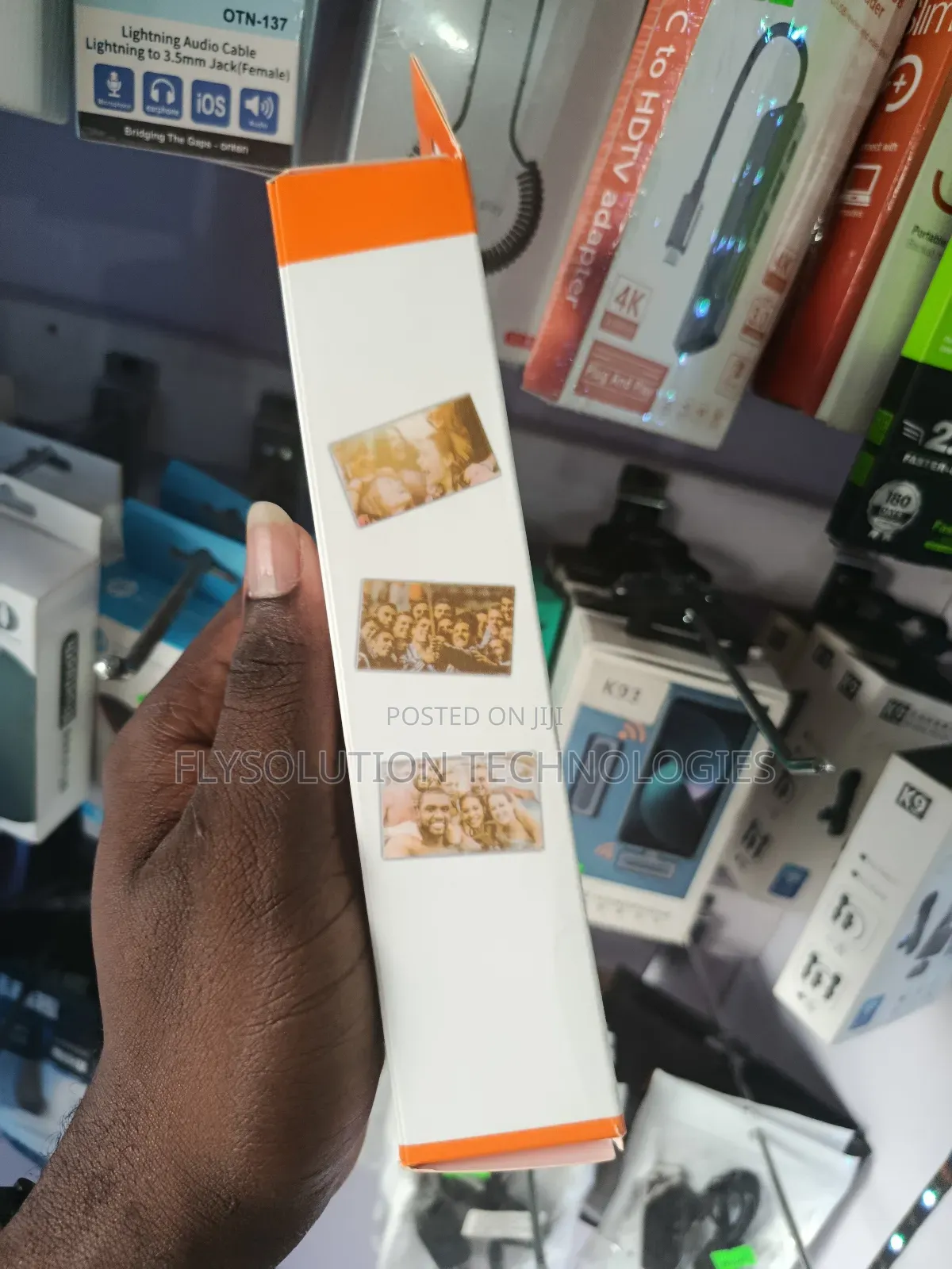 R1s Selfie Stick With Led Light and Bluetooth Shutter
