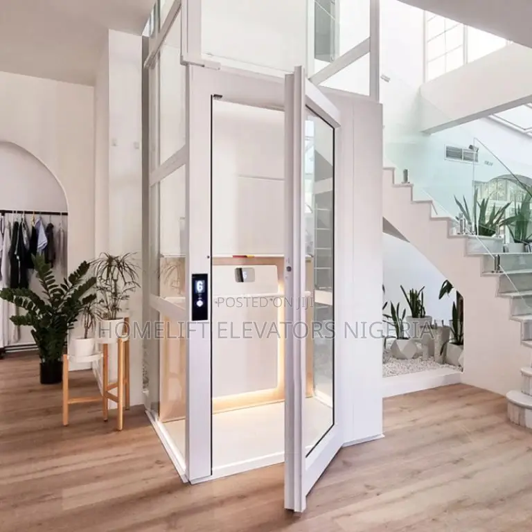 Luxury Hairline Stainless Steel Commercial Passenger Lift