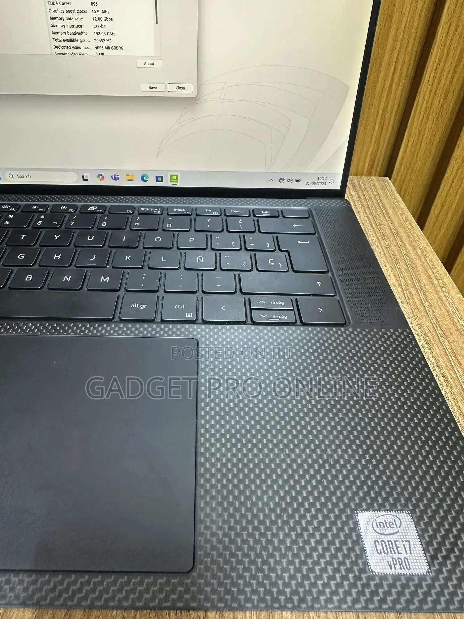 Laptop Dell Precision 5510 32GB Intel Core I7 SSD 512GB