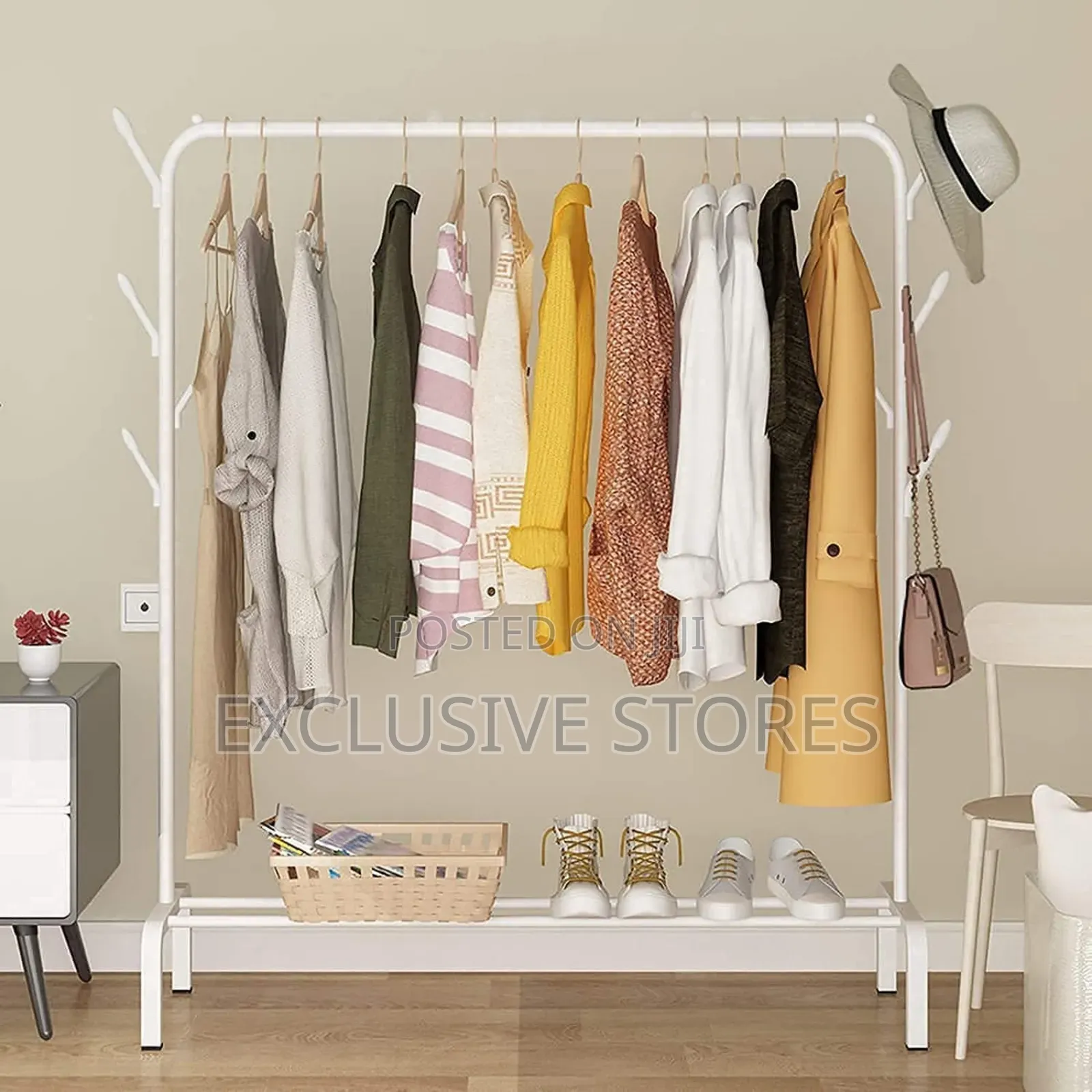 Single Pole Hanger ( Black and White Available)