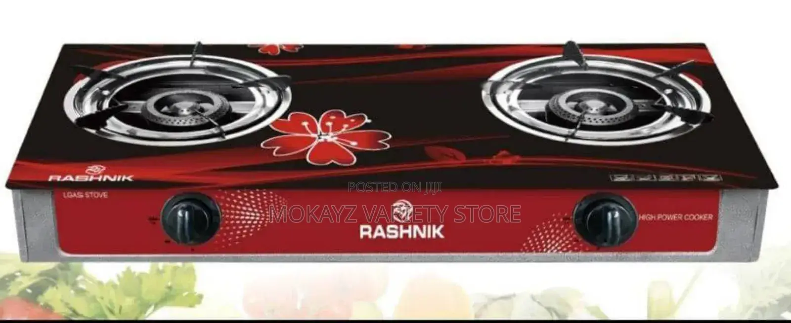 Rashnik Self Ignition 2-Faced Nonstick Gas Cooker
