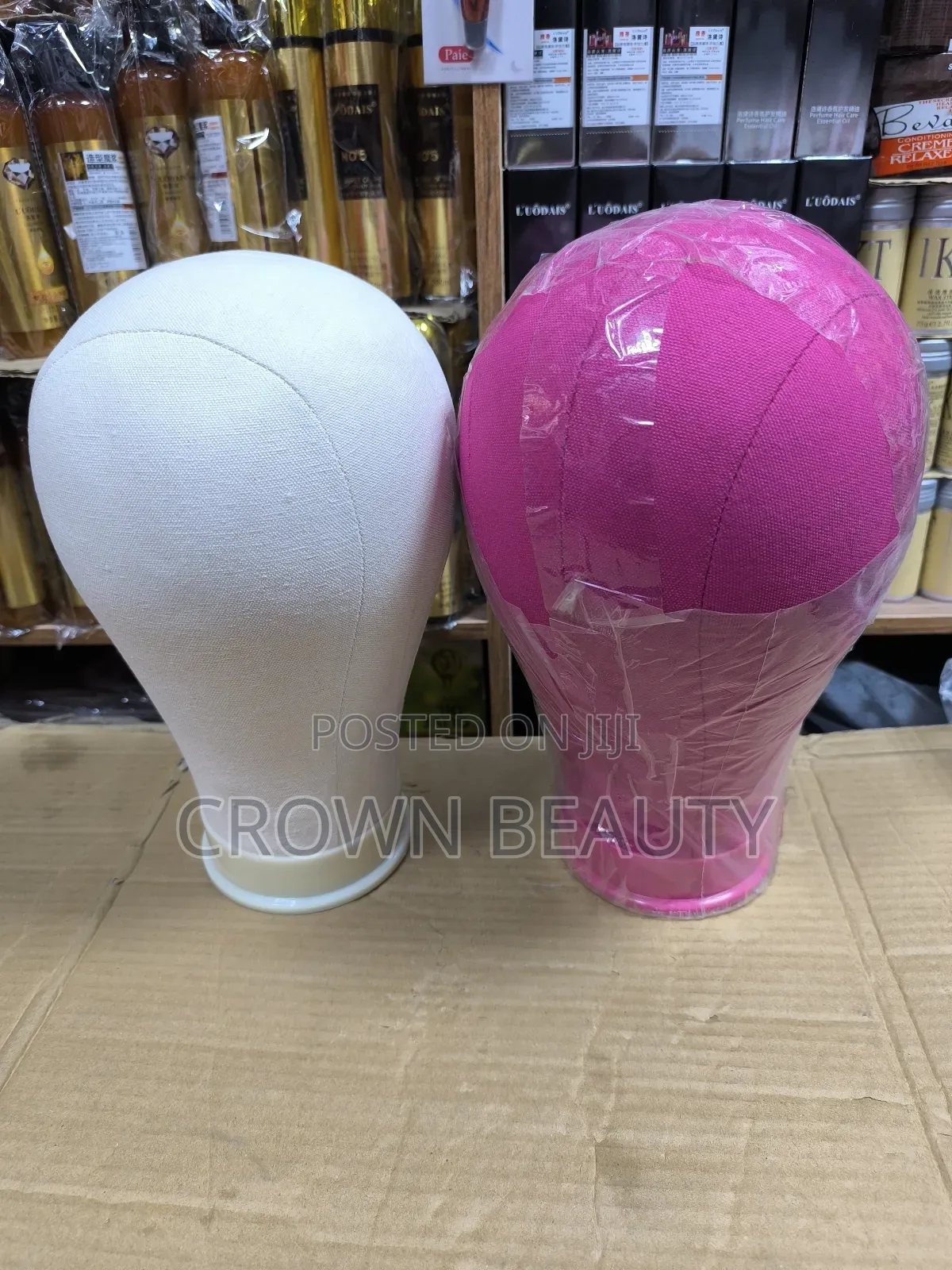 Original Canvas Head Wig Stand