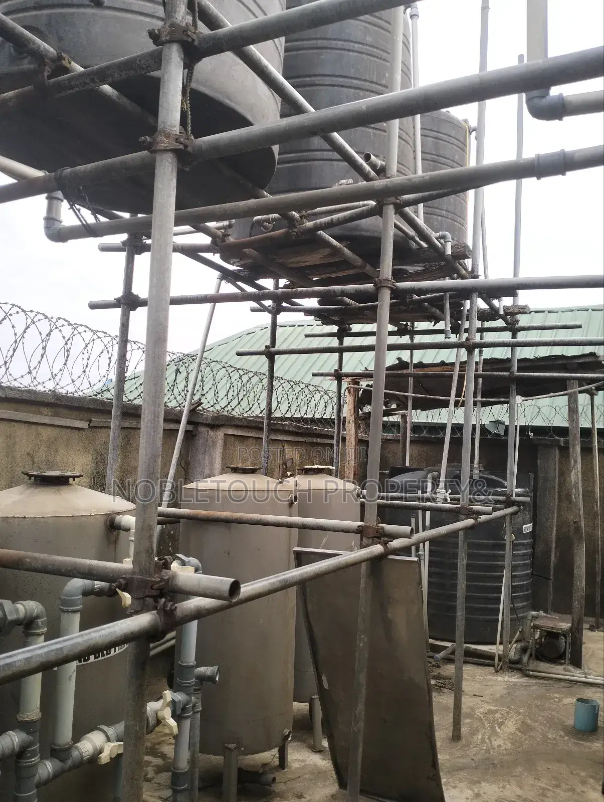 Pure Water Company at Igando Close to the Major Road