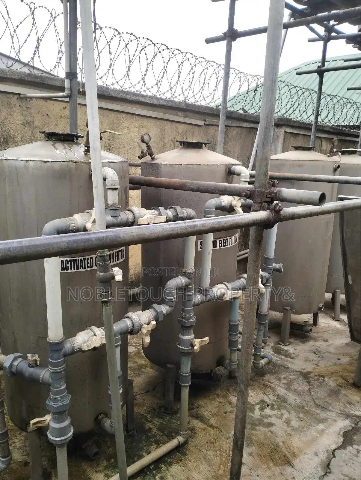 Pure Water Company at Igando Close to the Major Road