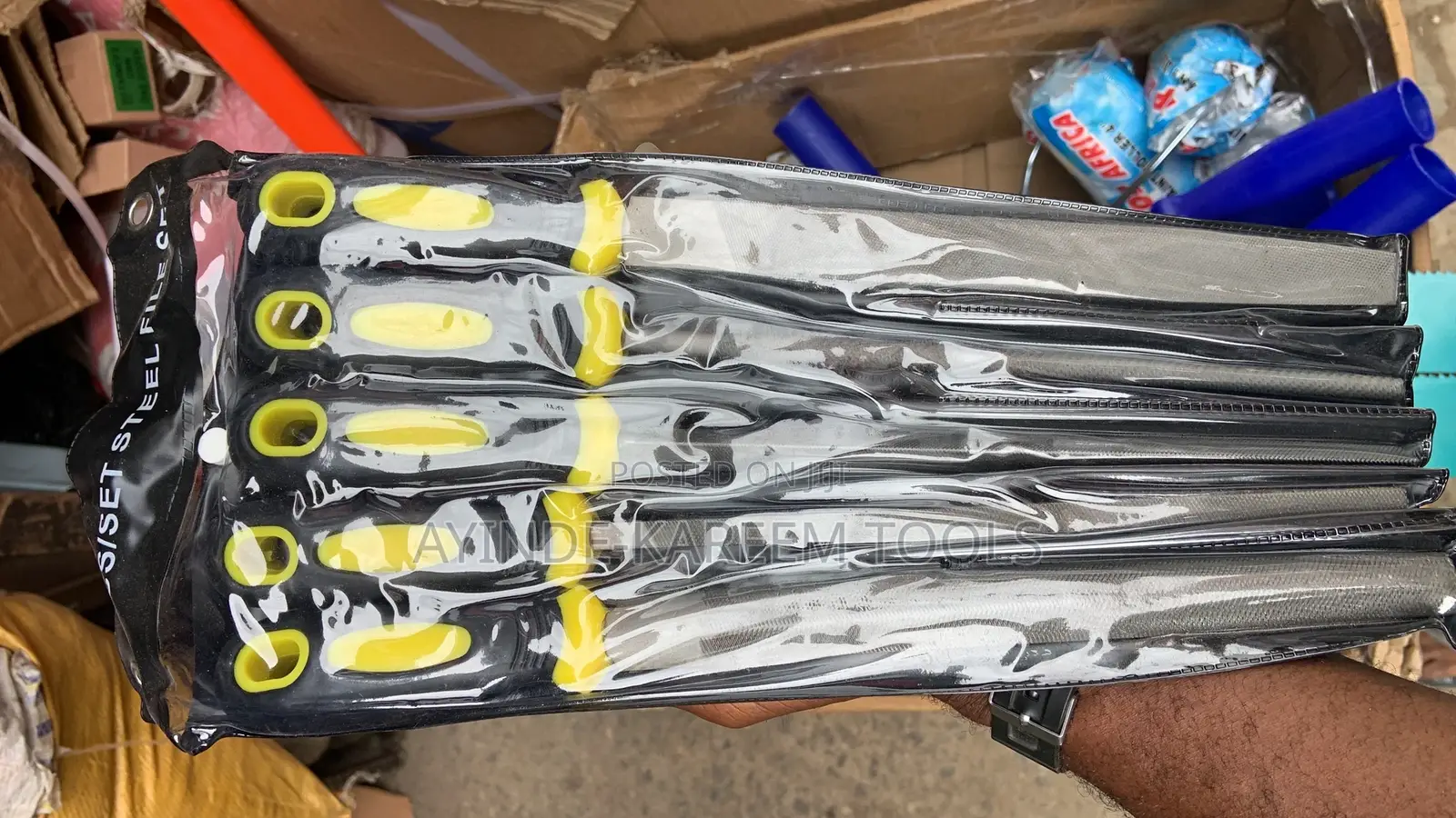 8” 5pcs Set of Steel File