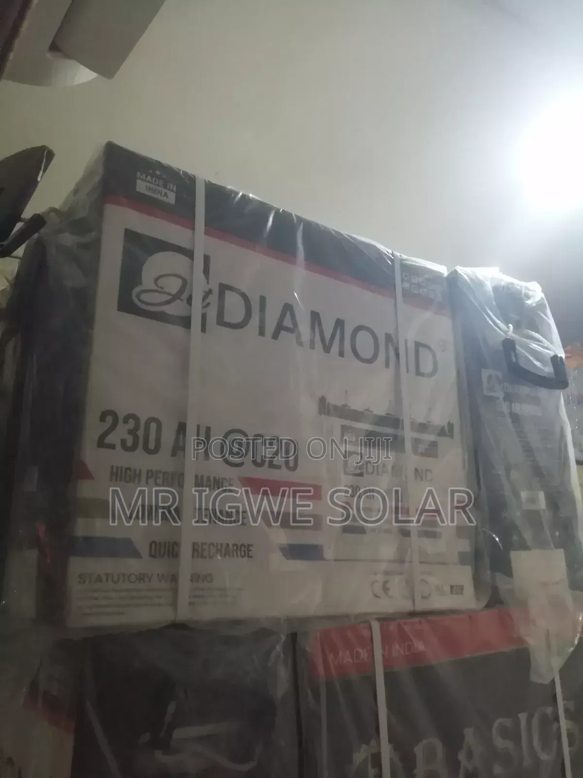 Diamond Tall Tubular Battery