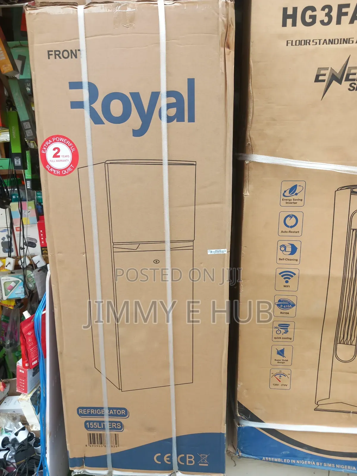 Royal 155litres Top Freezer Refrigerator