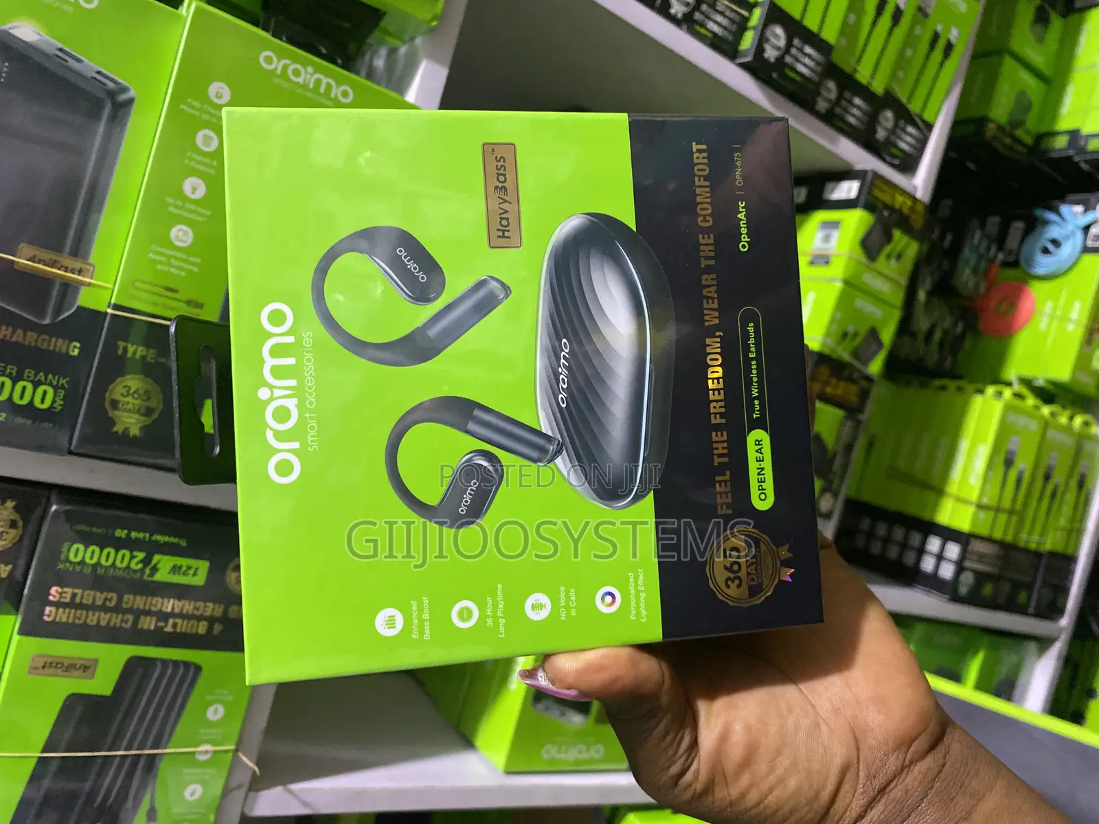 Oraimo Openarc Open-Ear Wireless Earphones