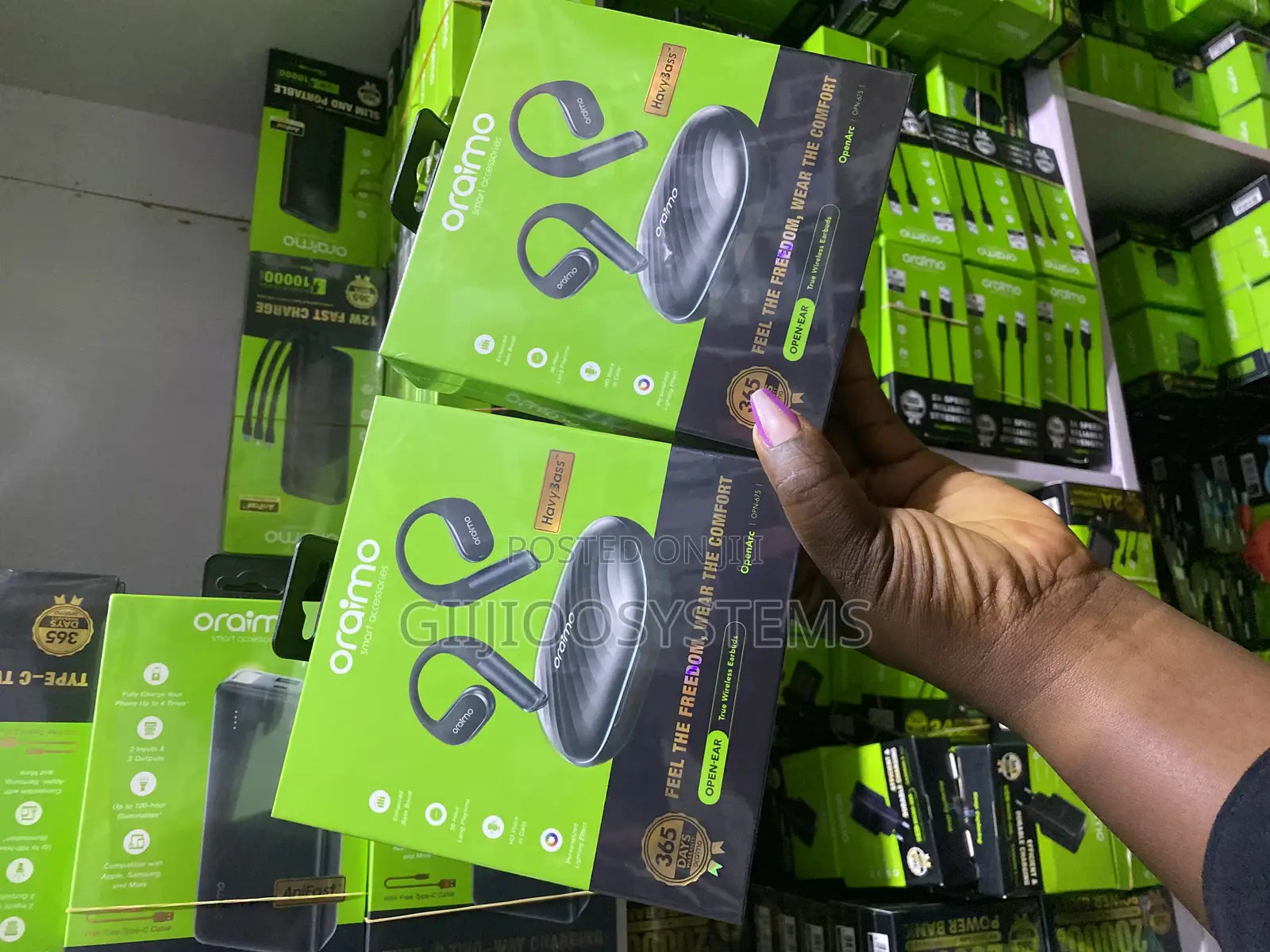 Oraimo Openarc Open-Ear Wireless Earphones