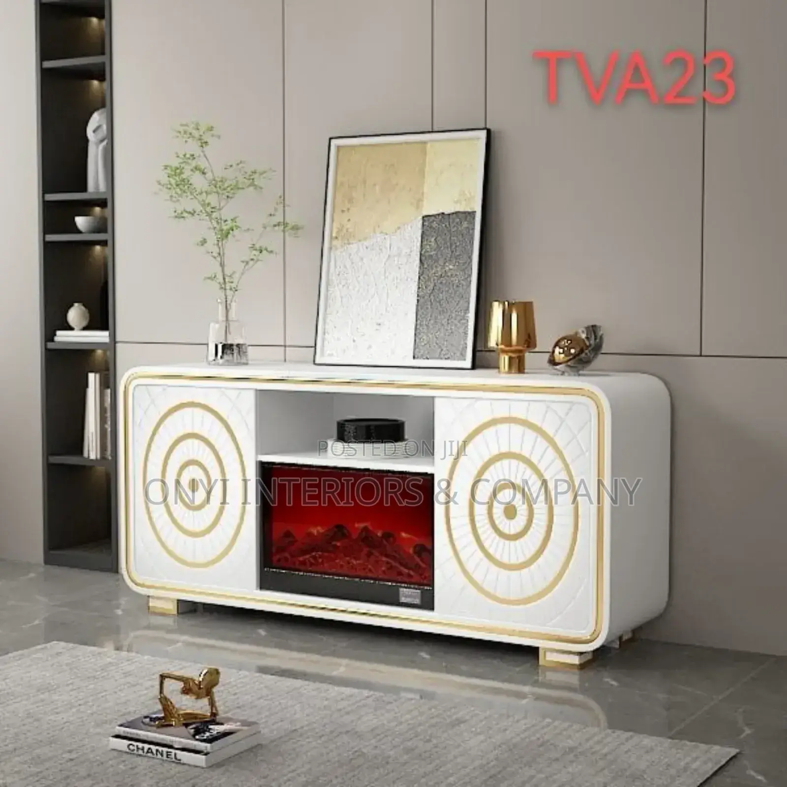 Modern Tv Stand With Fireplace and Usb Bloothoth