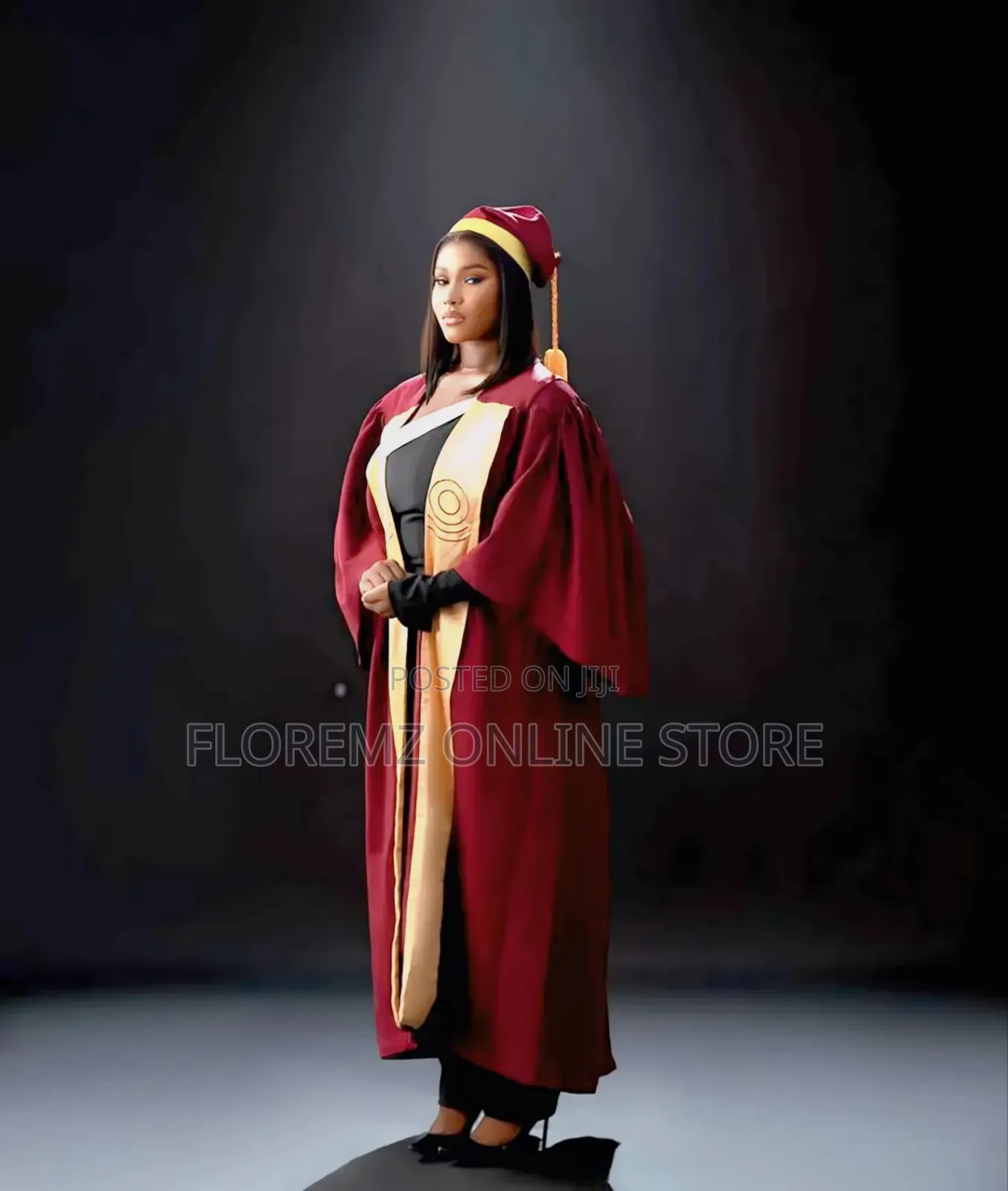 Unilag BSC Convocation / Graduation Gown, Hood Cap for Rent