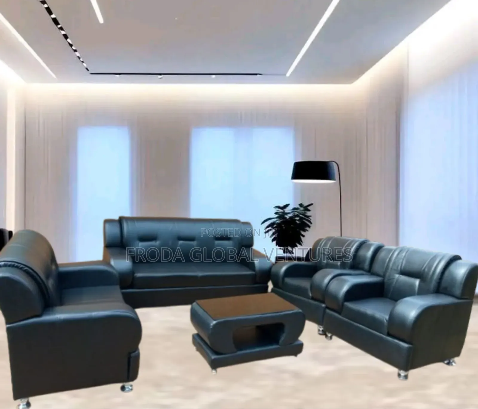 Quality Couch of 7 Seaters Sofa Chairs With Table. Fpblll1