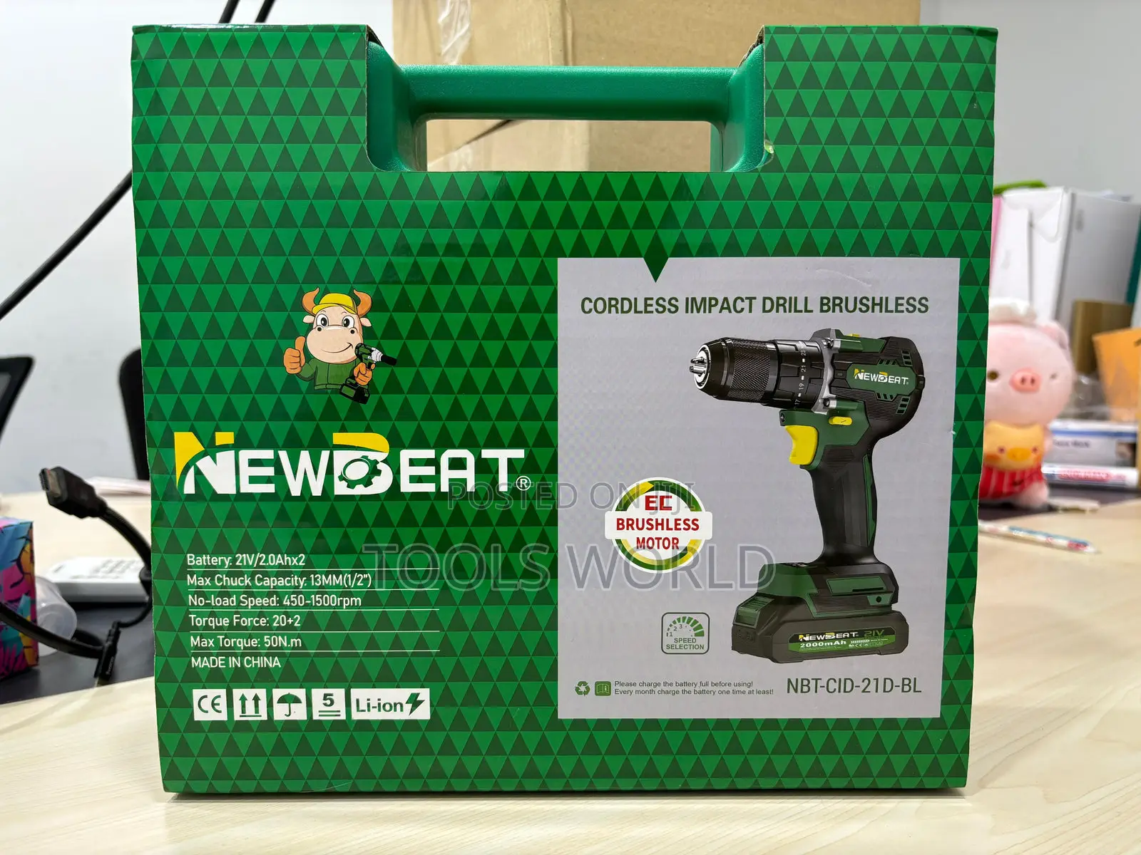 Newbeat 21v Brushless Drill – Lightweight, Smart Powerful