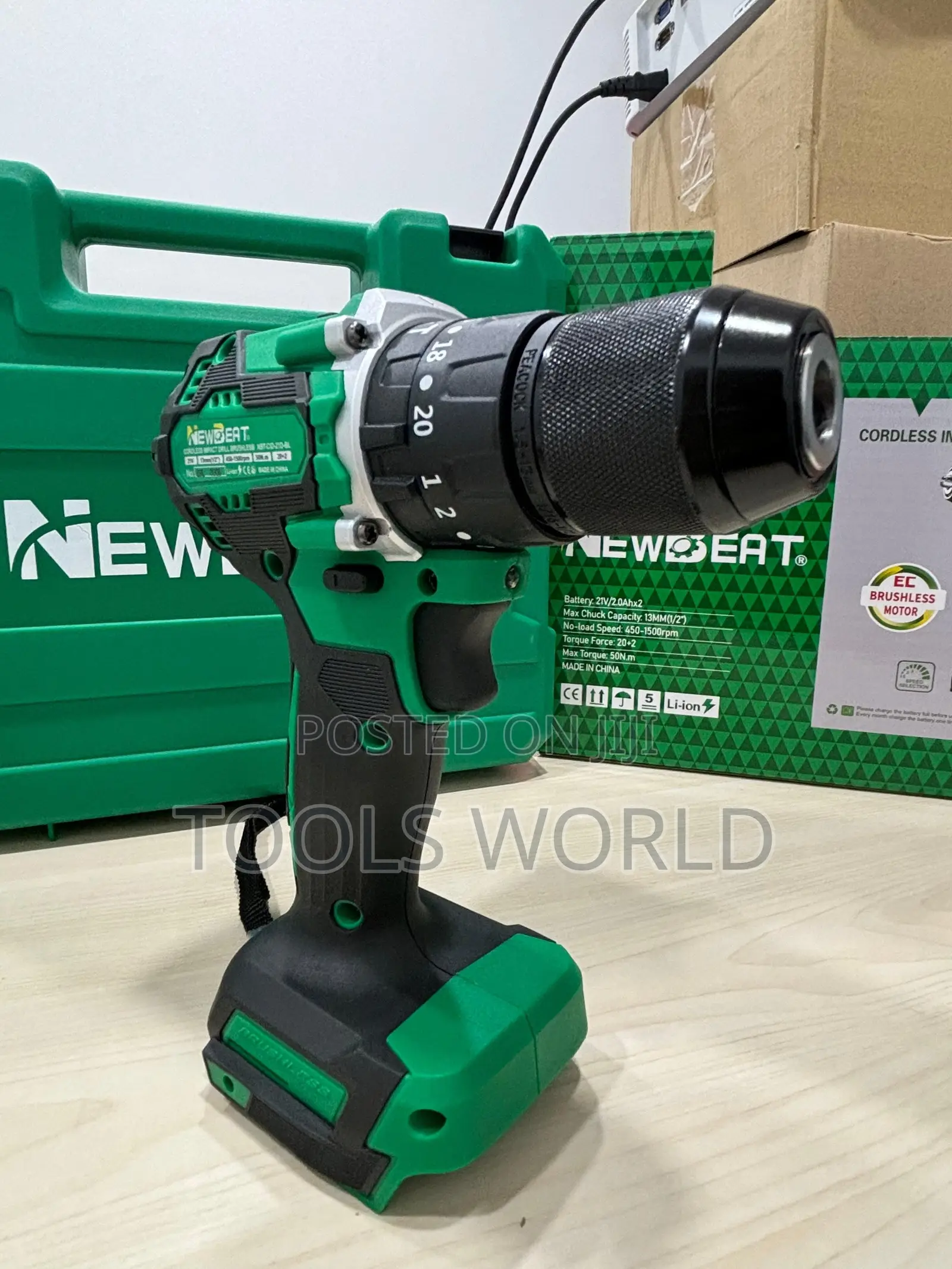 Newbeat 21v Brushless Drill – Lightweight, Smart Powerful
