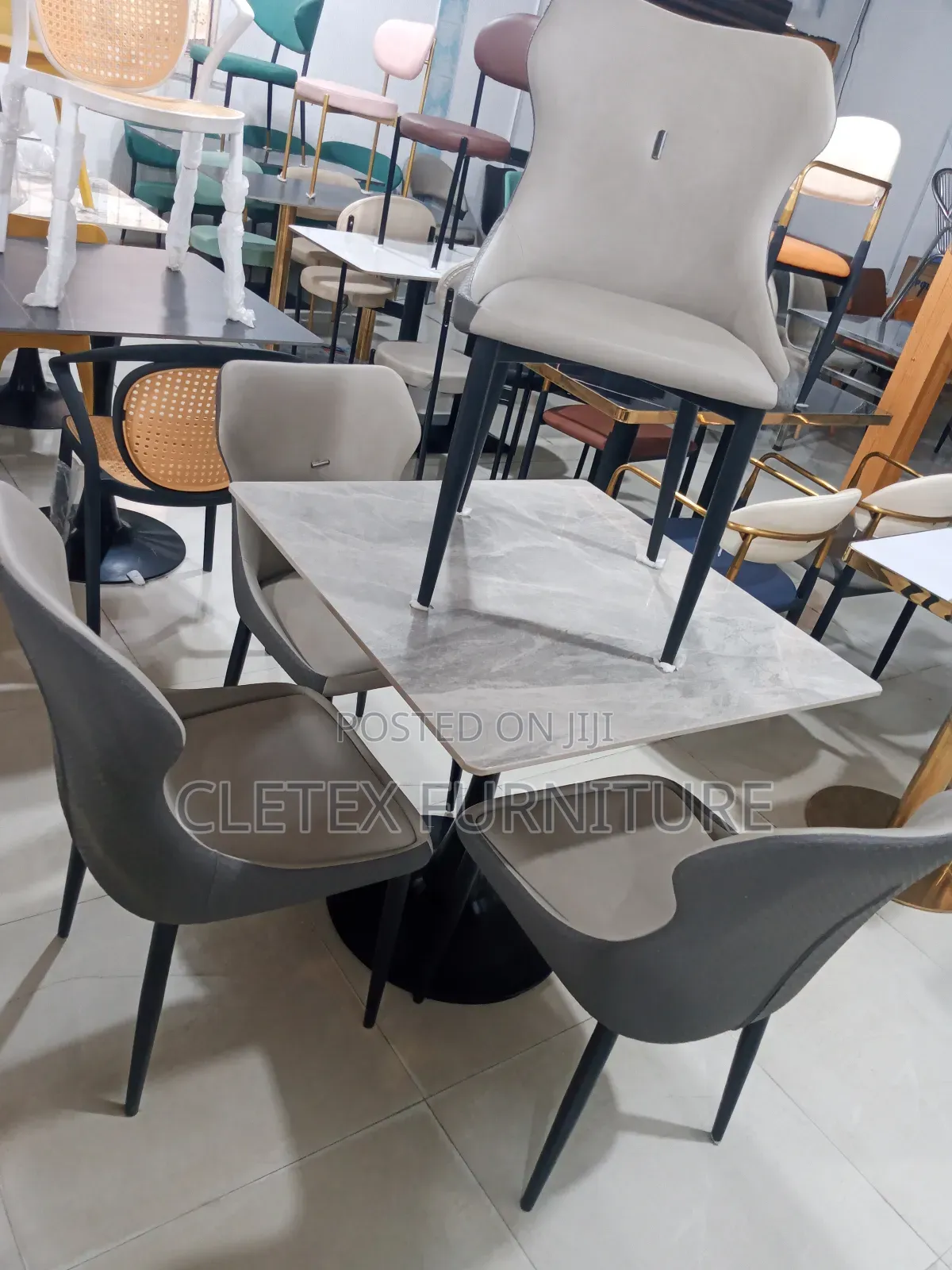 Quality Restaurant Marble Table With Chairs