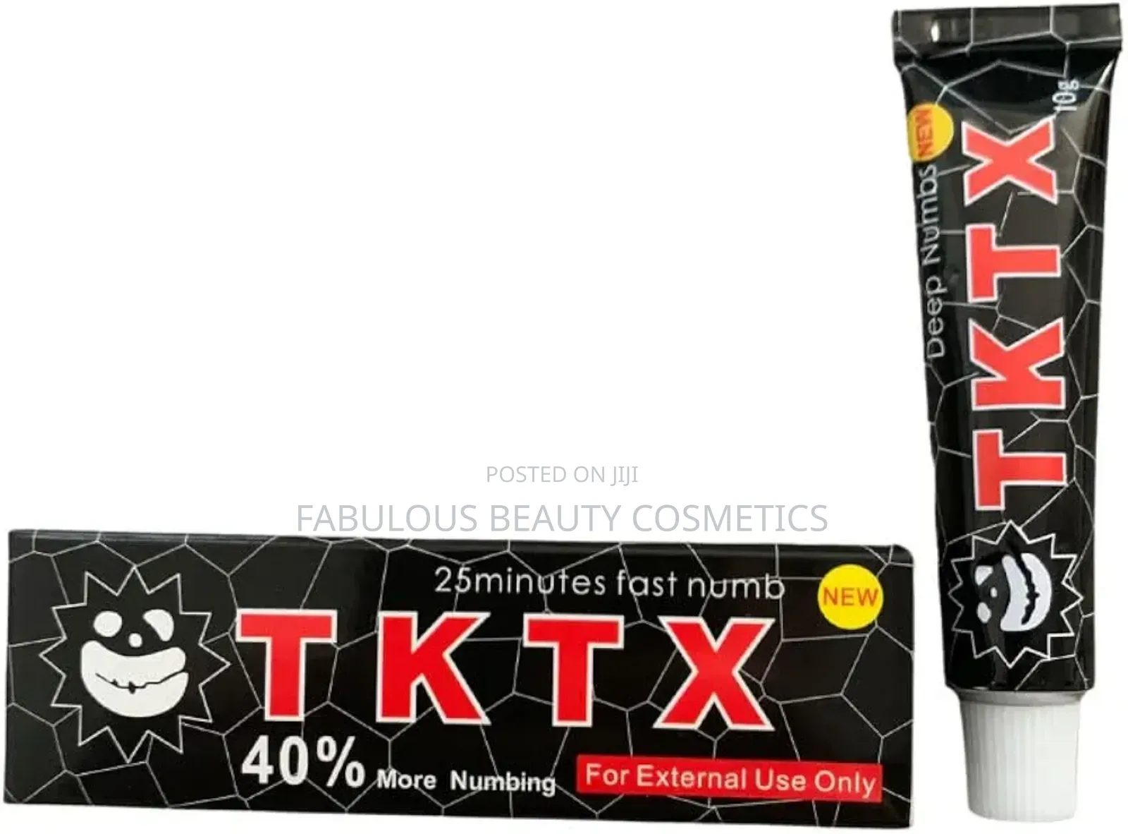 TKTX 40% Numbing Cream Black, TKTX Brand, (Originol)