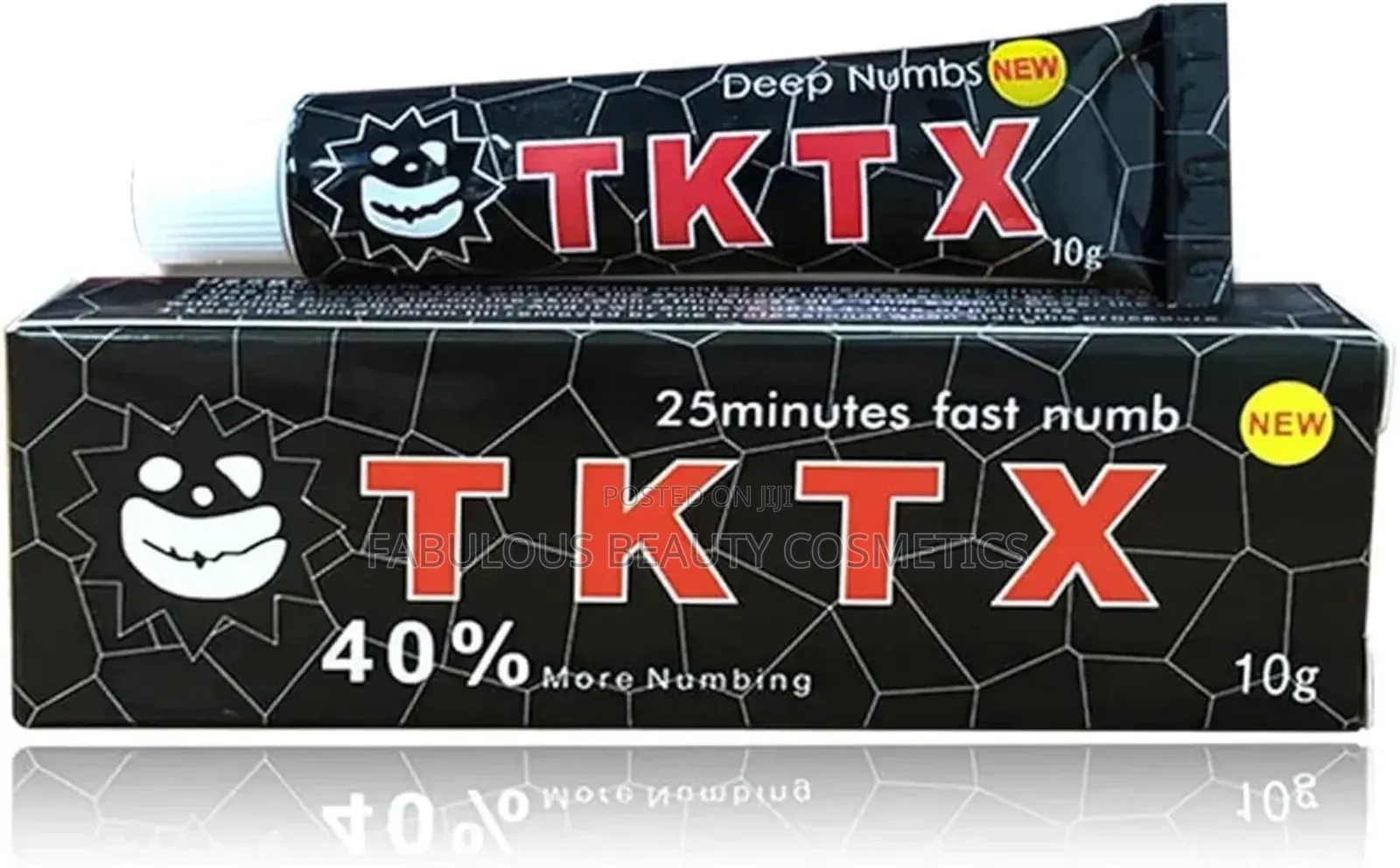 TKTX 40% Numbing Cream Black, TKTX Brand, (Originol)
