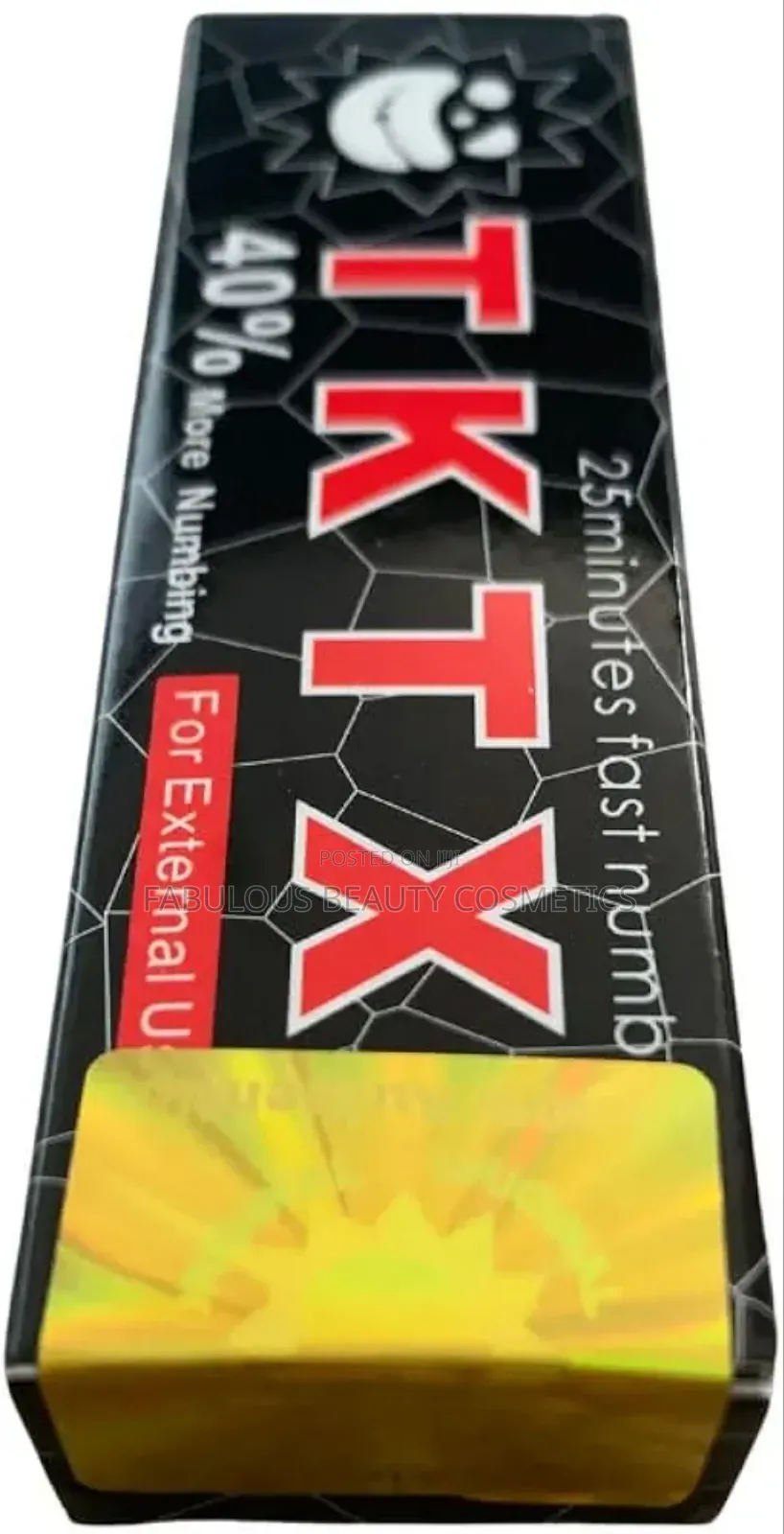 TKTX 40% Numbing Cream Black, TKTX Brand, (Originol)