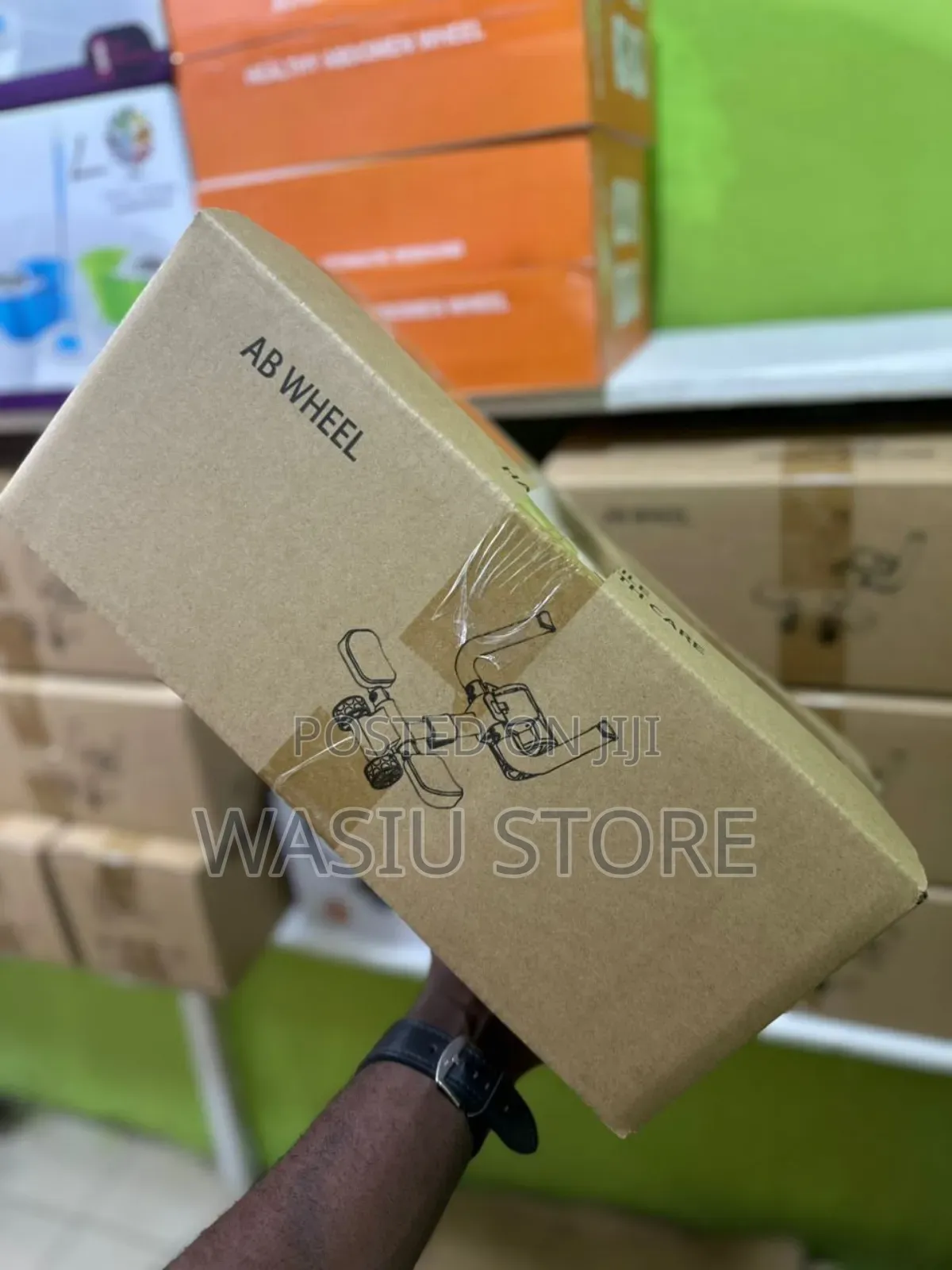 Ab Roller With Elbow Support and Timer