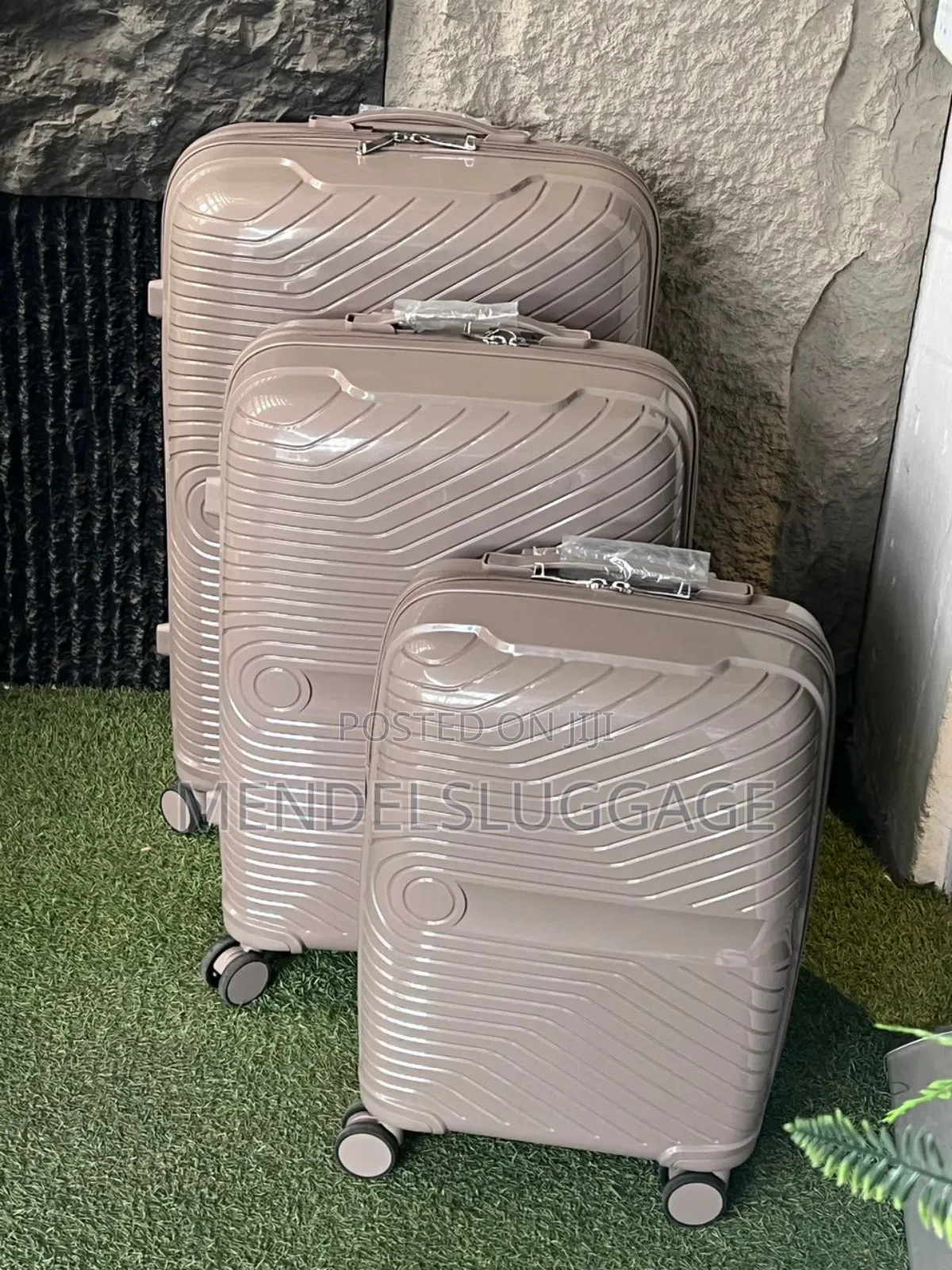 Brown Unbreakable Luggage