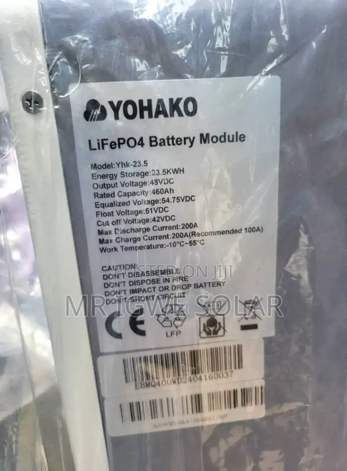 Yohako 23.5kwh 51.2v