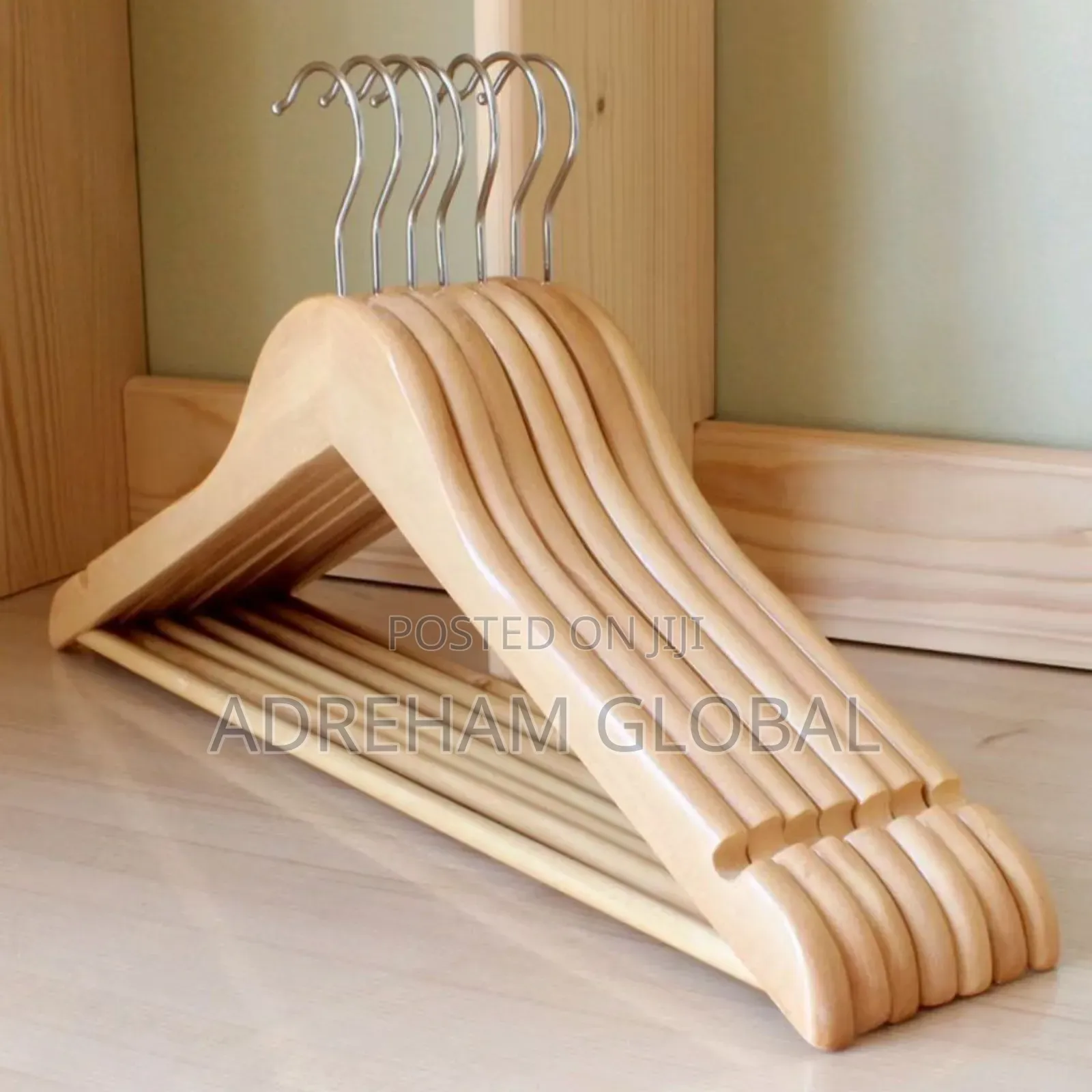10pcs Wooden Clothes Hanger