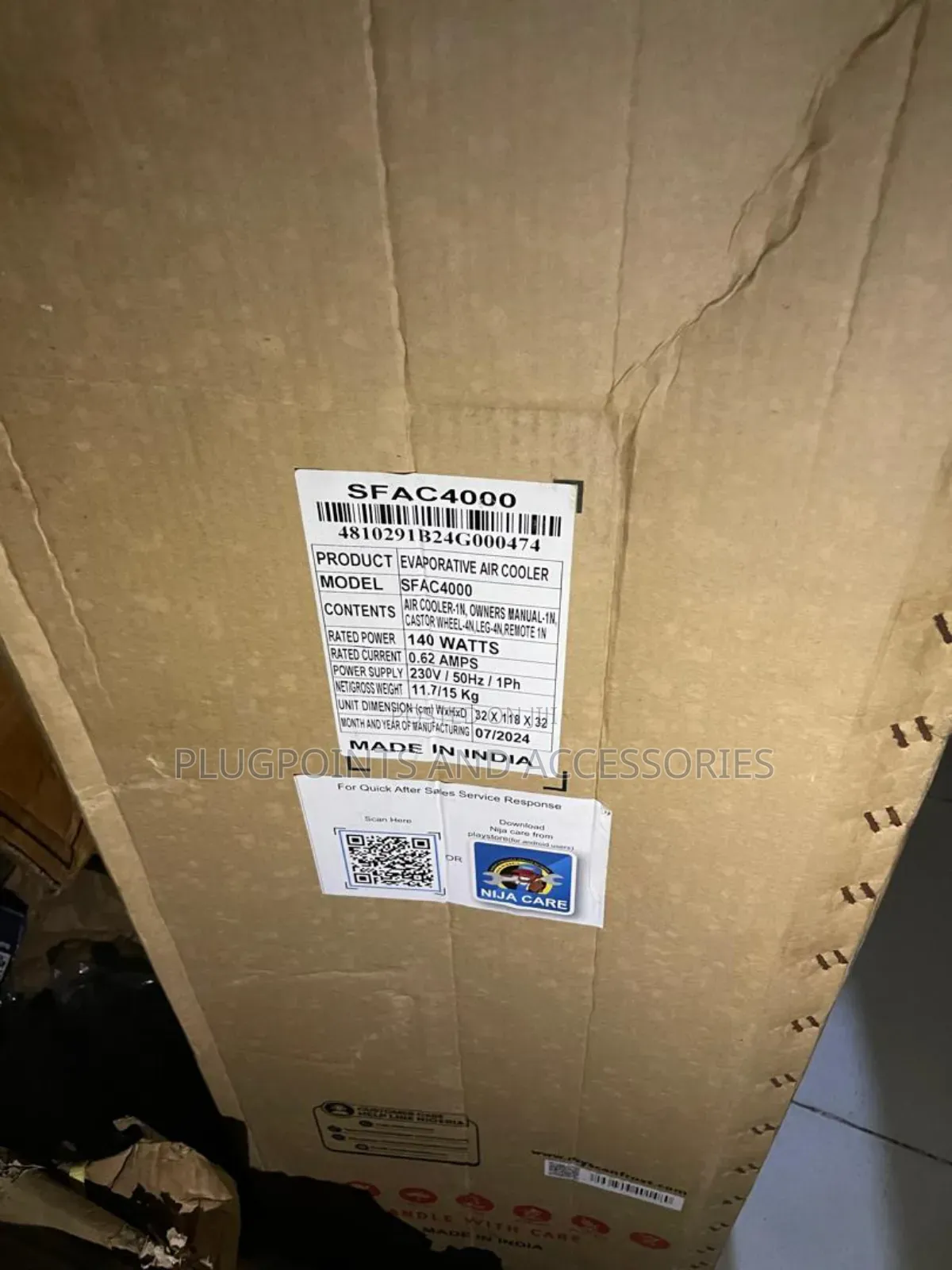 Scanfrost Aircooler 45liters Inverter Friendly