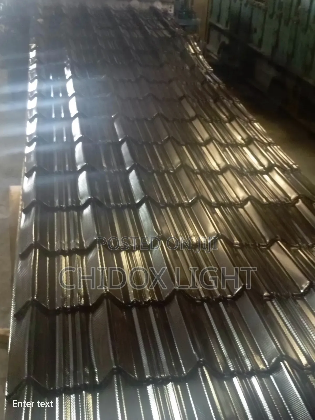 0.45 Step Tiles Design Aluminum Roofing Sheet Black Color