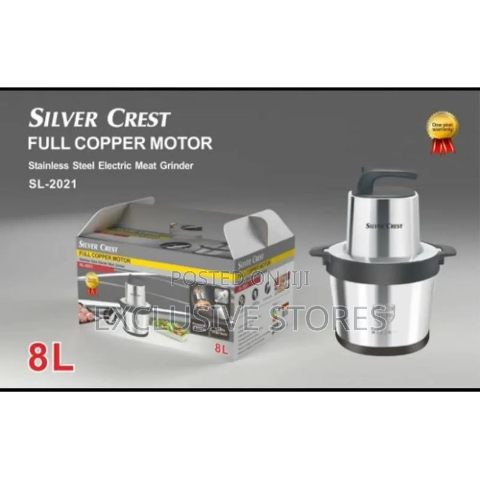 Quality Silver Crest 8l Bowl, 4500watts Yam Pounder