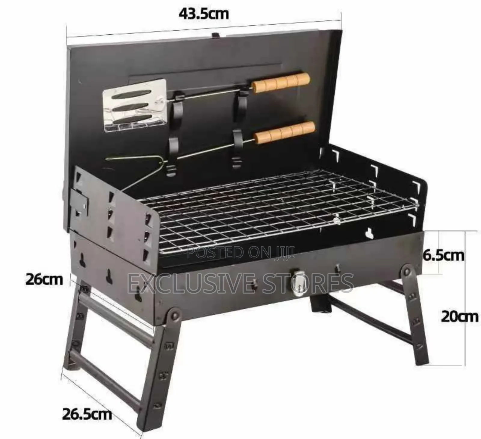 43.5cm Charcoal Grilling Barbecue Maker