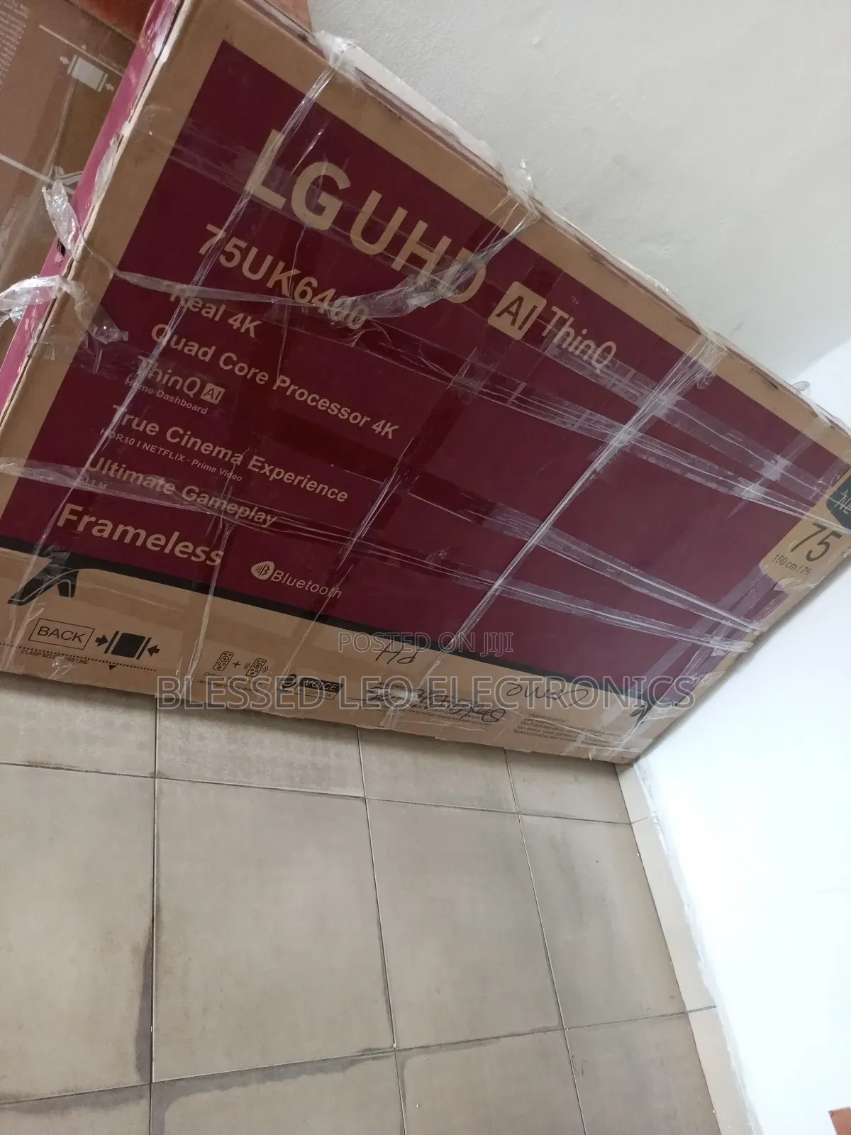 75inches Lg Smart Freamless Tv With Internet in-Built Blueto