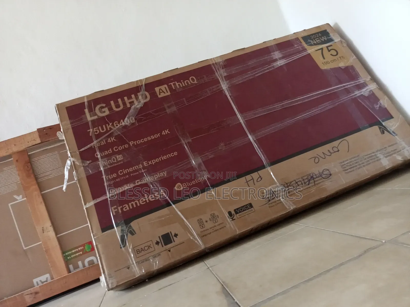 75 Inches With Inbuld Bluetooth Netflix Wi-Fi Facebook Googl