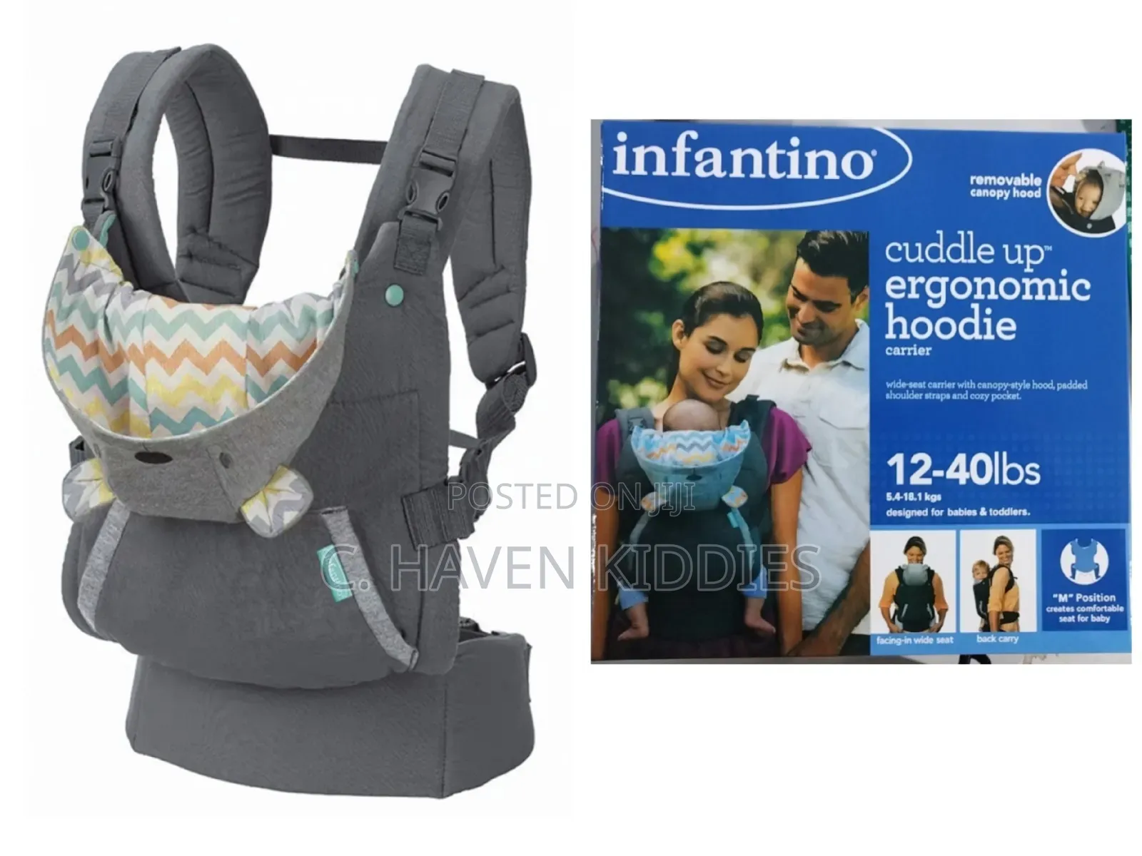 Infantino Baby Carrier With Hoodie