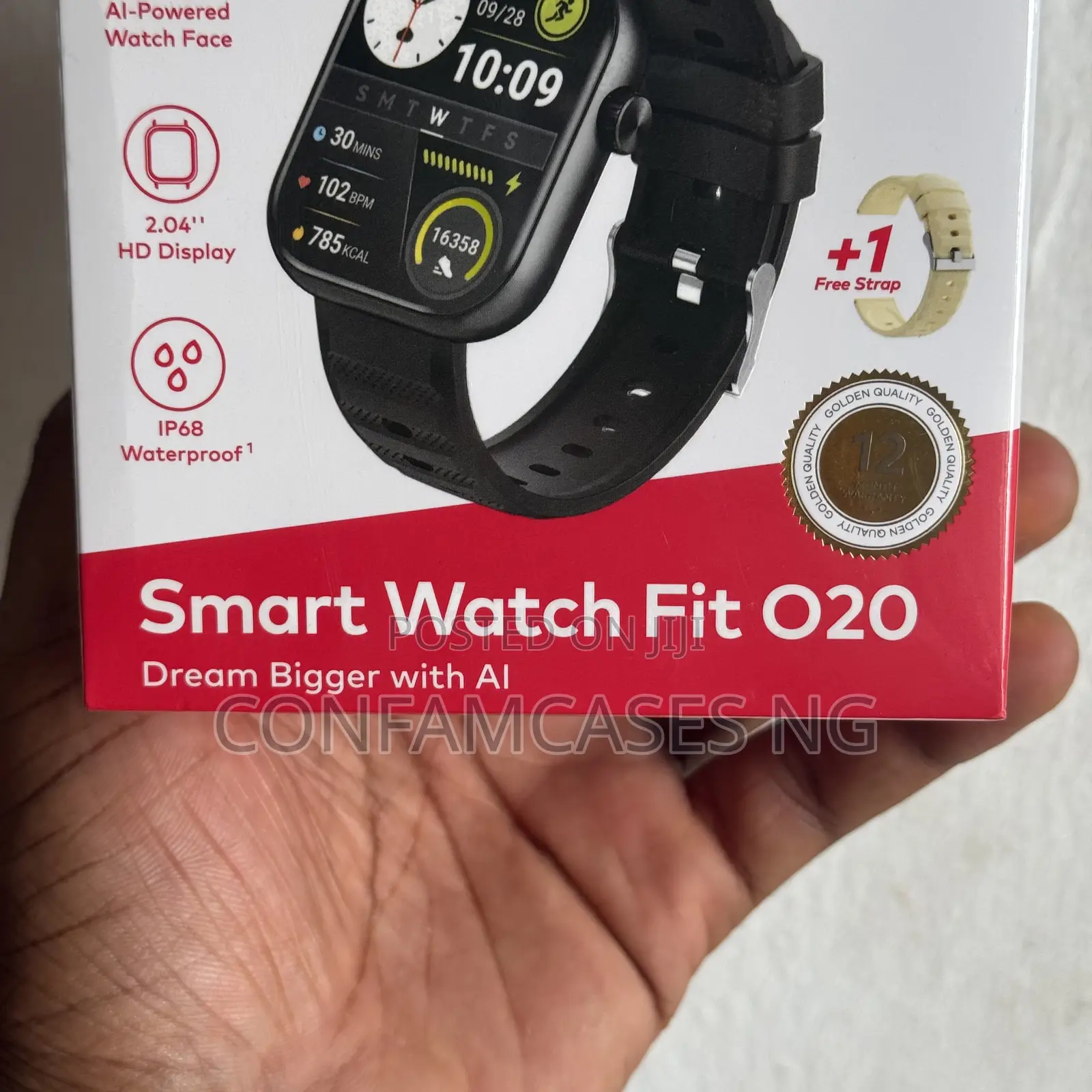 Itel Smart Watch Fit O20 020 Ai Powered