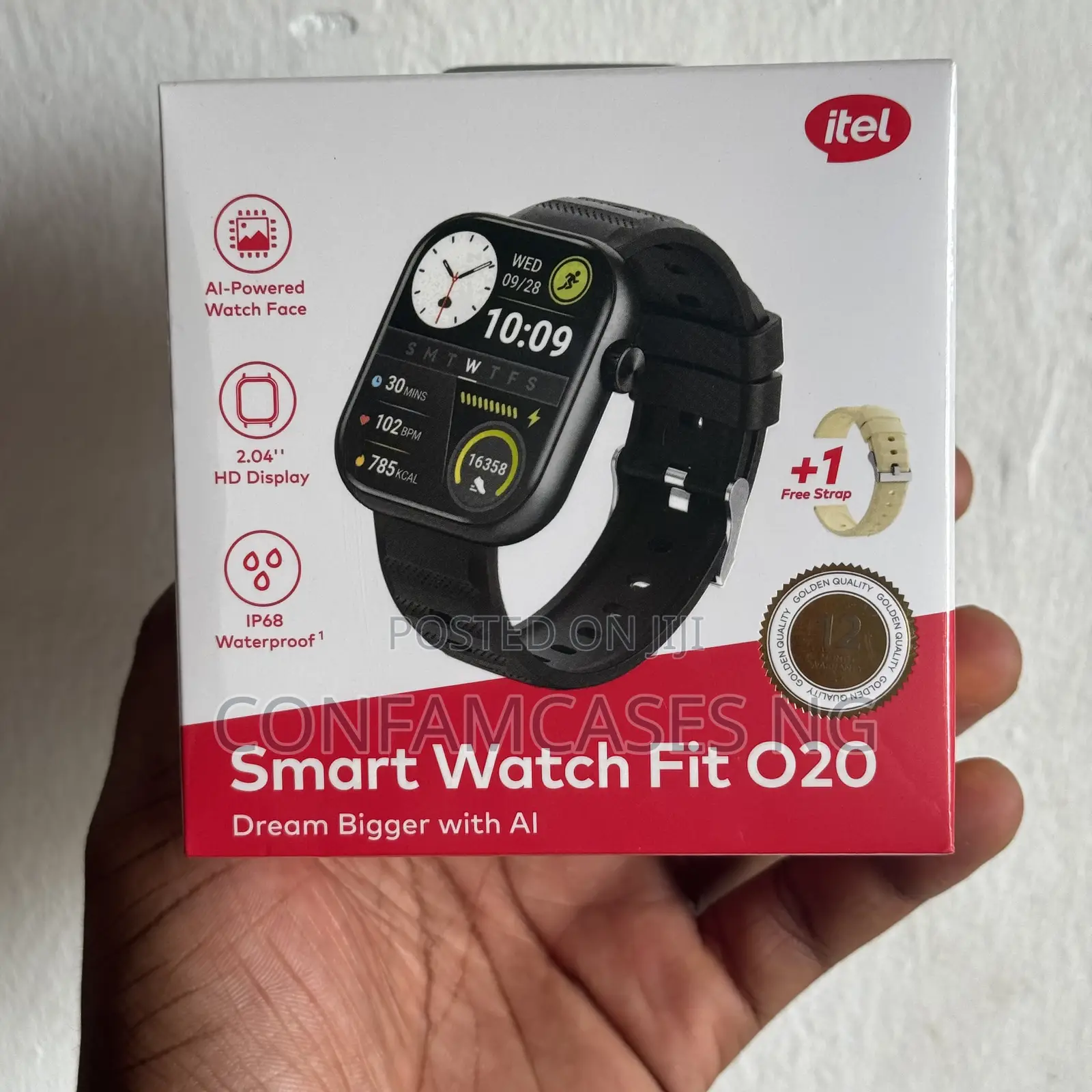Itel Smart Watch Fit O20 020 Ai Powered
