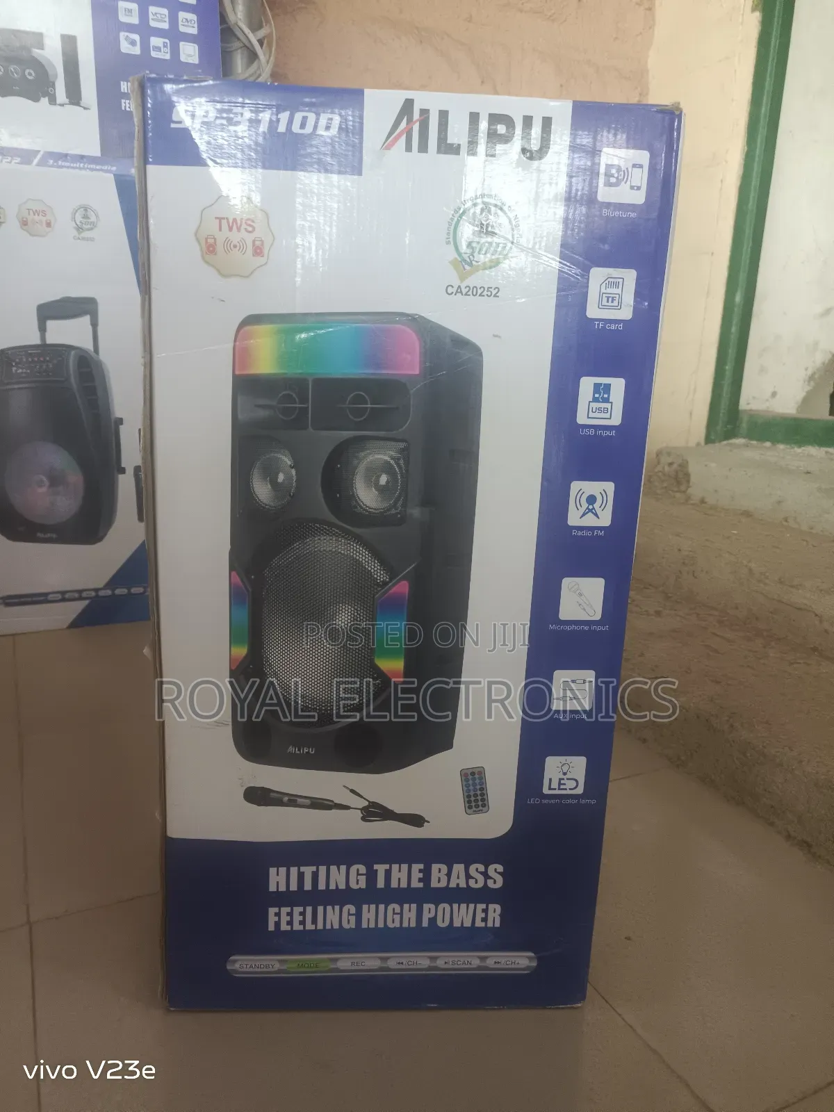 Ailipu Rechargeable Pa Speaker With 1 Mic