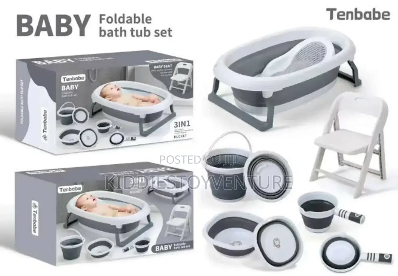 7in1 Foldable Bathtub Set With Washing Machine Bathtub Bowl