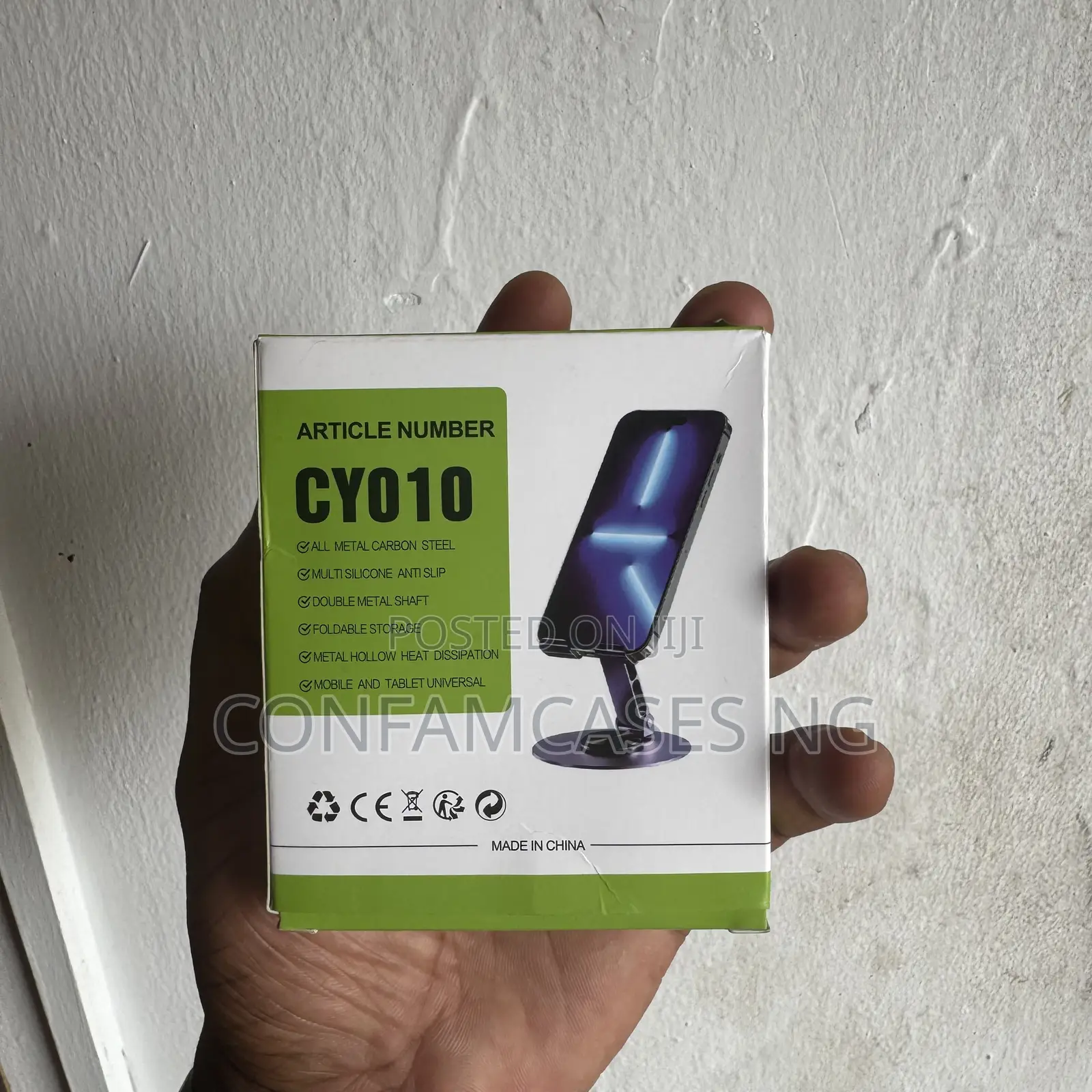 Foldable Rotating Metal Phone Stand
