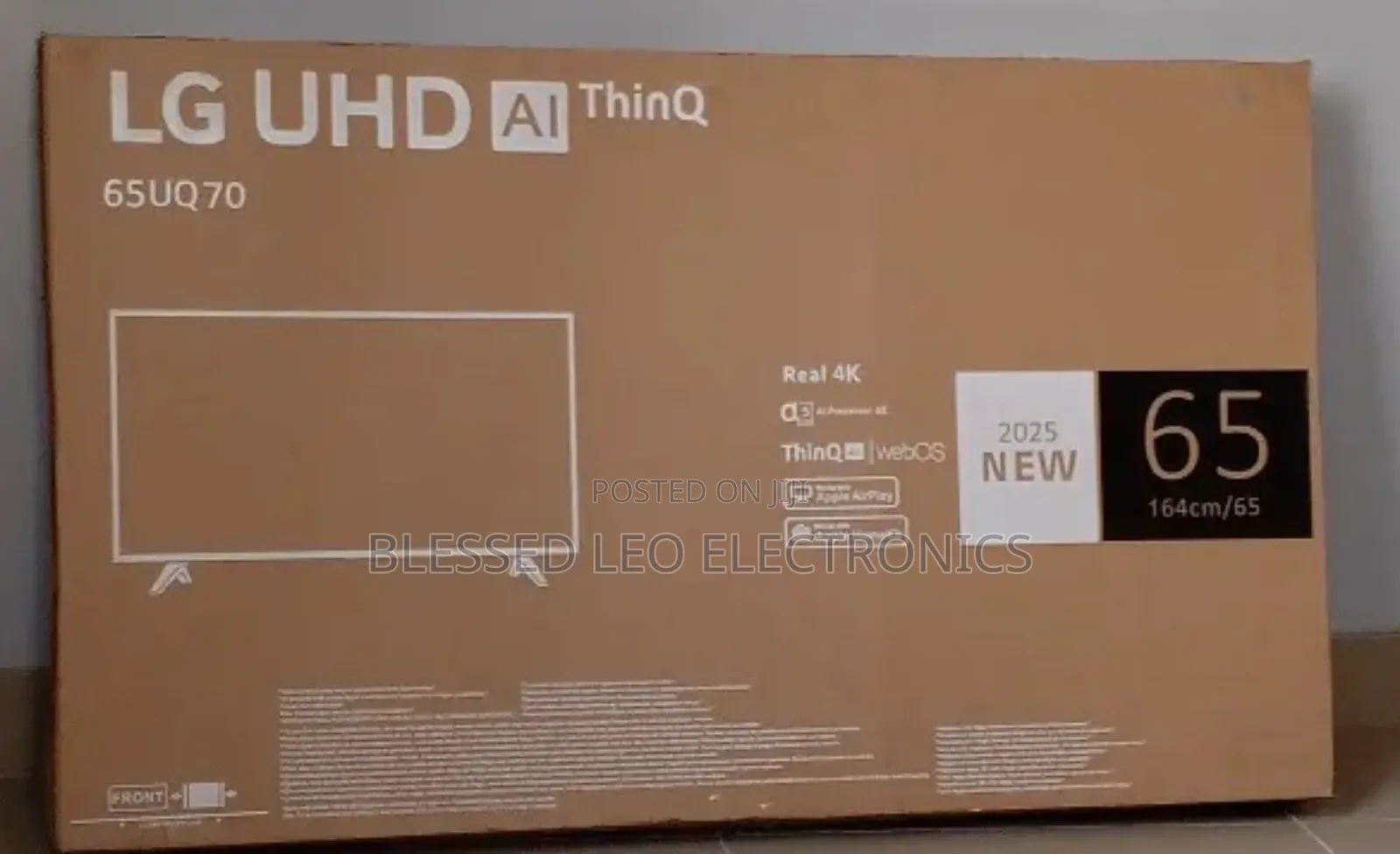 65 Inches Frameless Uhd Tv With Apple Airplay Homekit