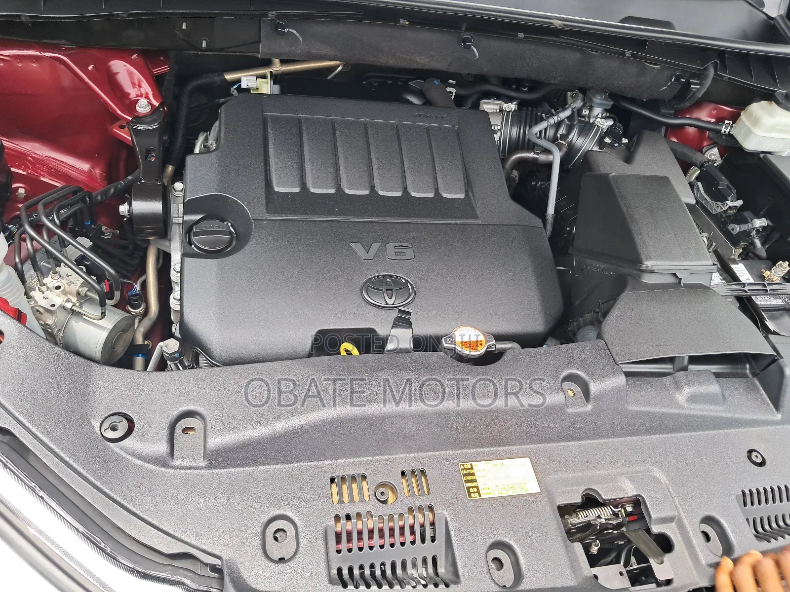 Toyota Highlander Limited V6 4x2 (3.5L 6cyl 6A) 2016 Red