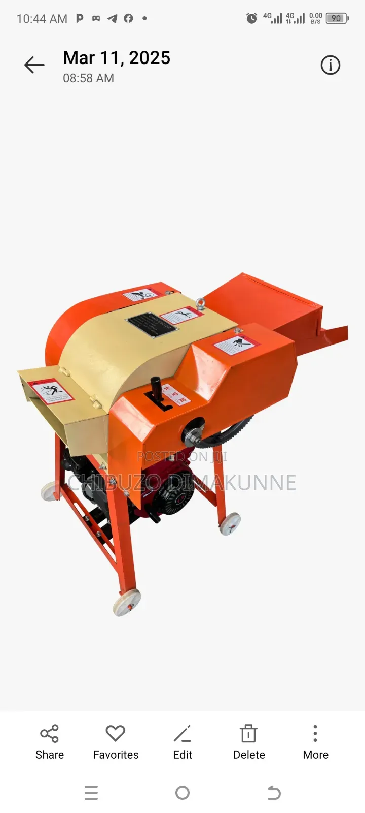 Chaff Cutter Machine