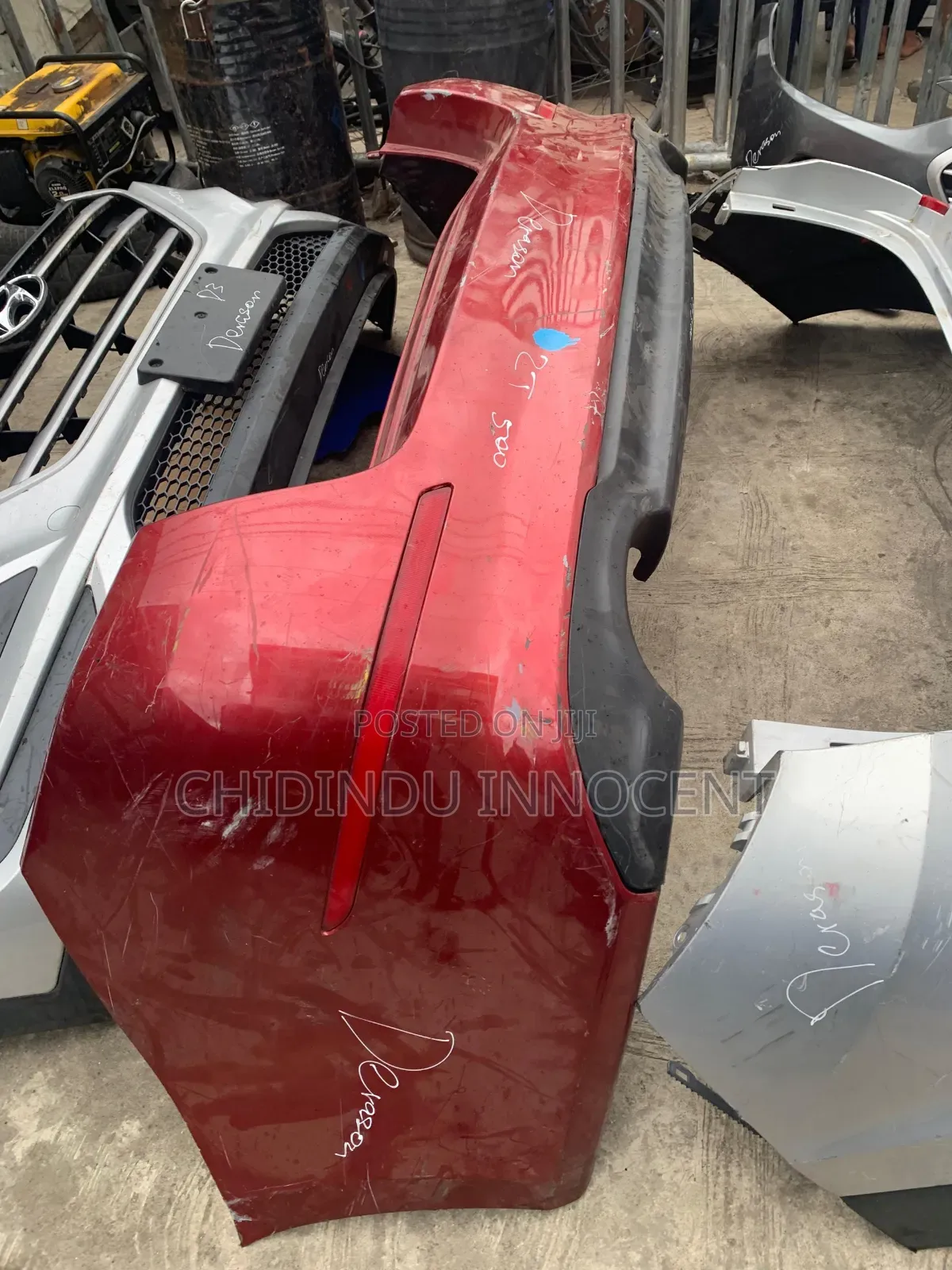 Back Bumper Kia Optima 2014 Model Double Silencer