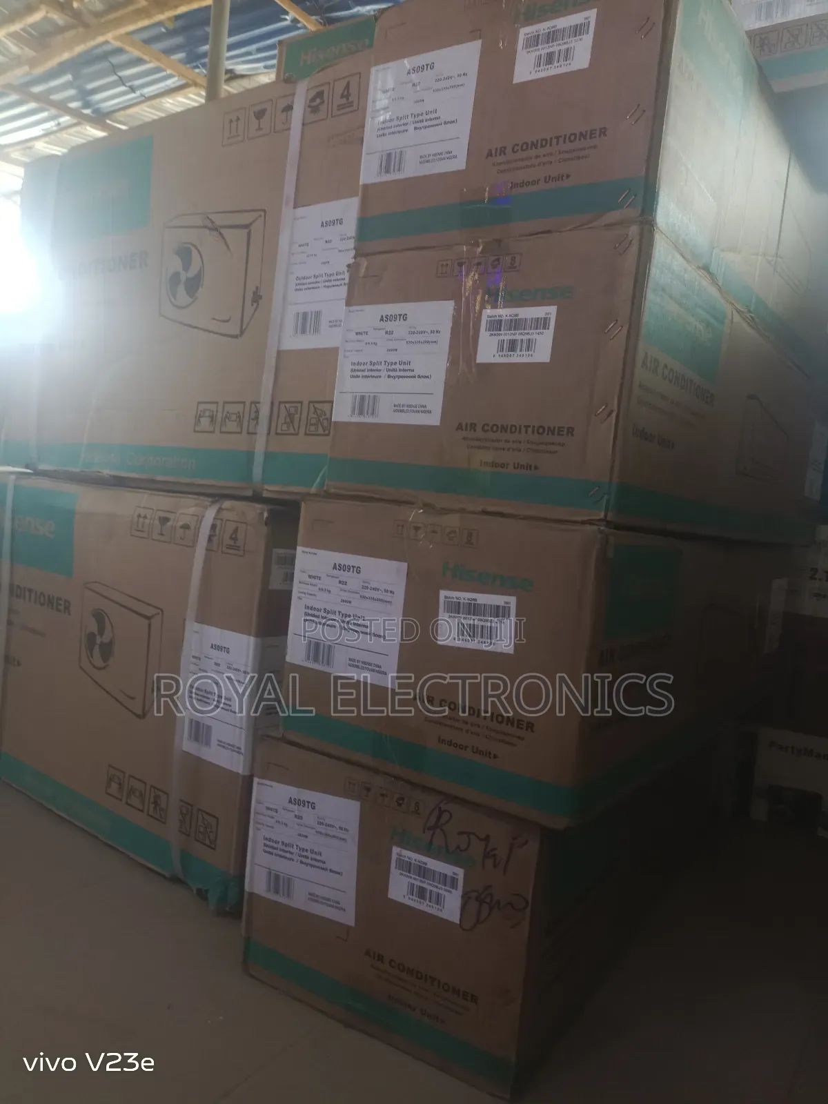 Very New Hisense 1hp Split Air Conditioner With Full Kit