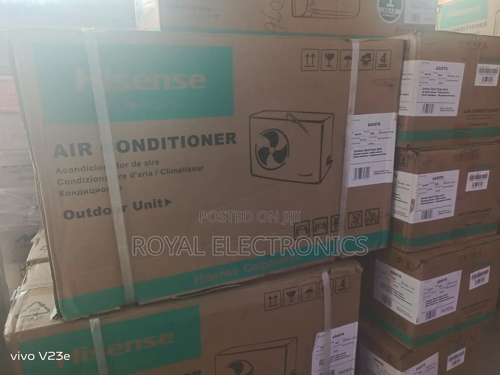 Classic New Hisense 1hp Split Air Conditioner With Full Kit