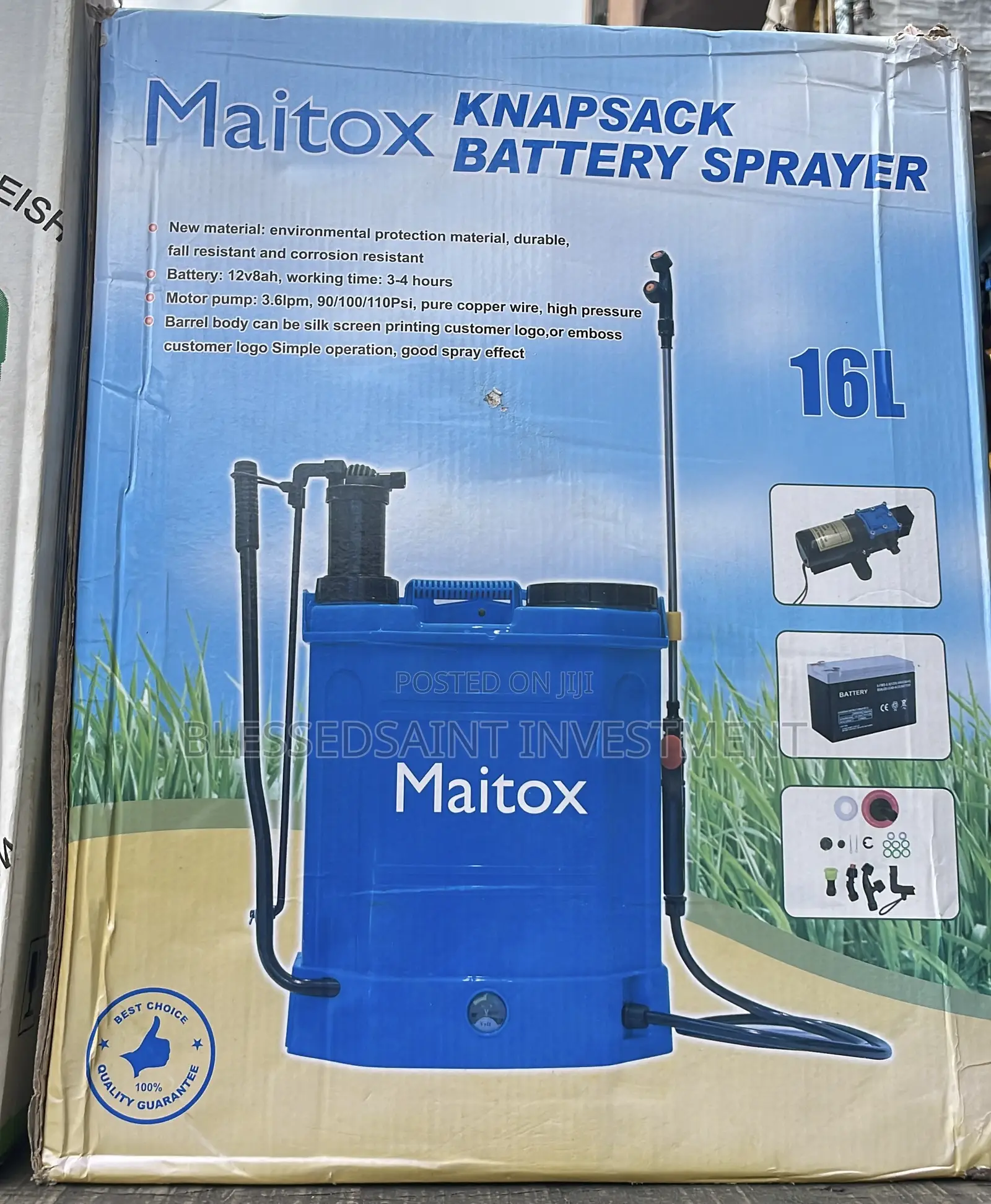 Knapsack Battery Sprayer 16l