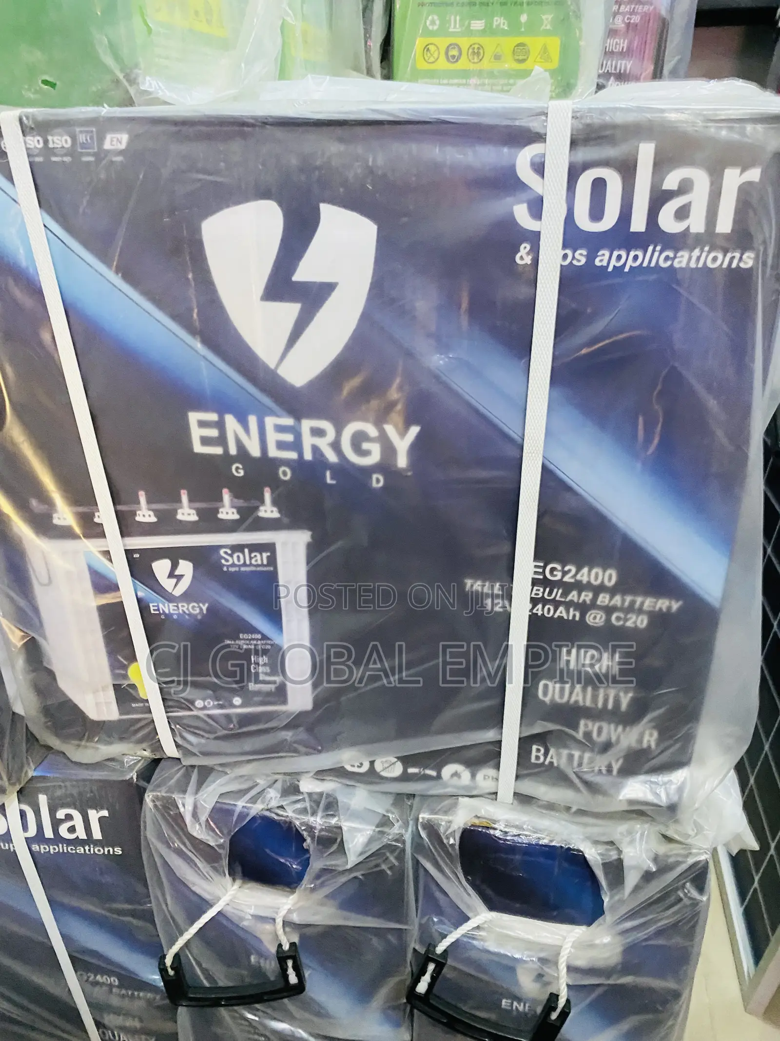 Energy Gold Tall Tubular Battery 240ah