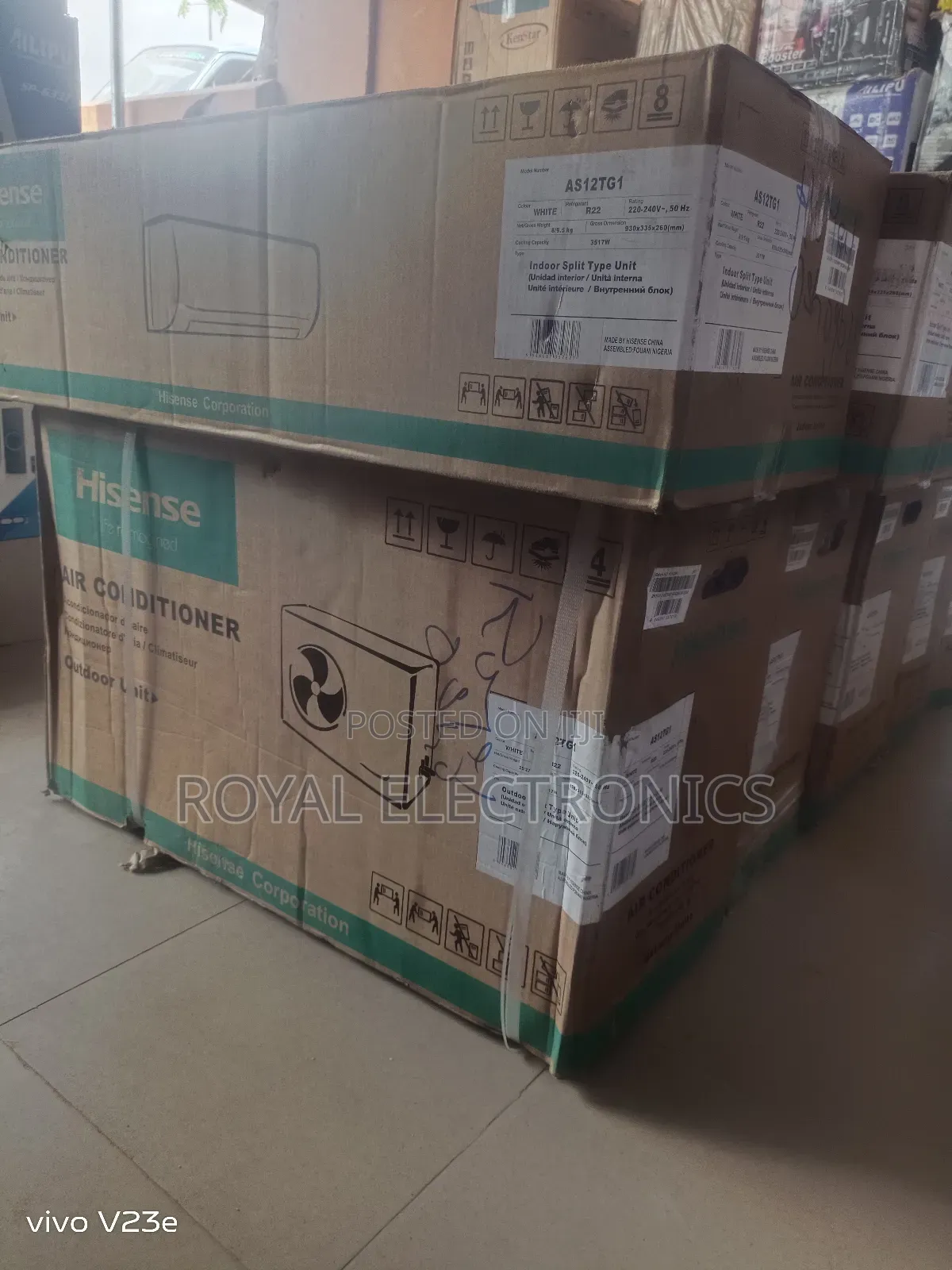 New Hisense 1.5hp Split Air Conditioner With Full Kit